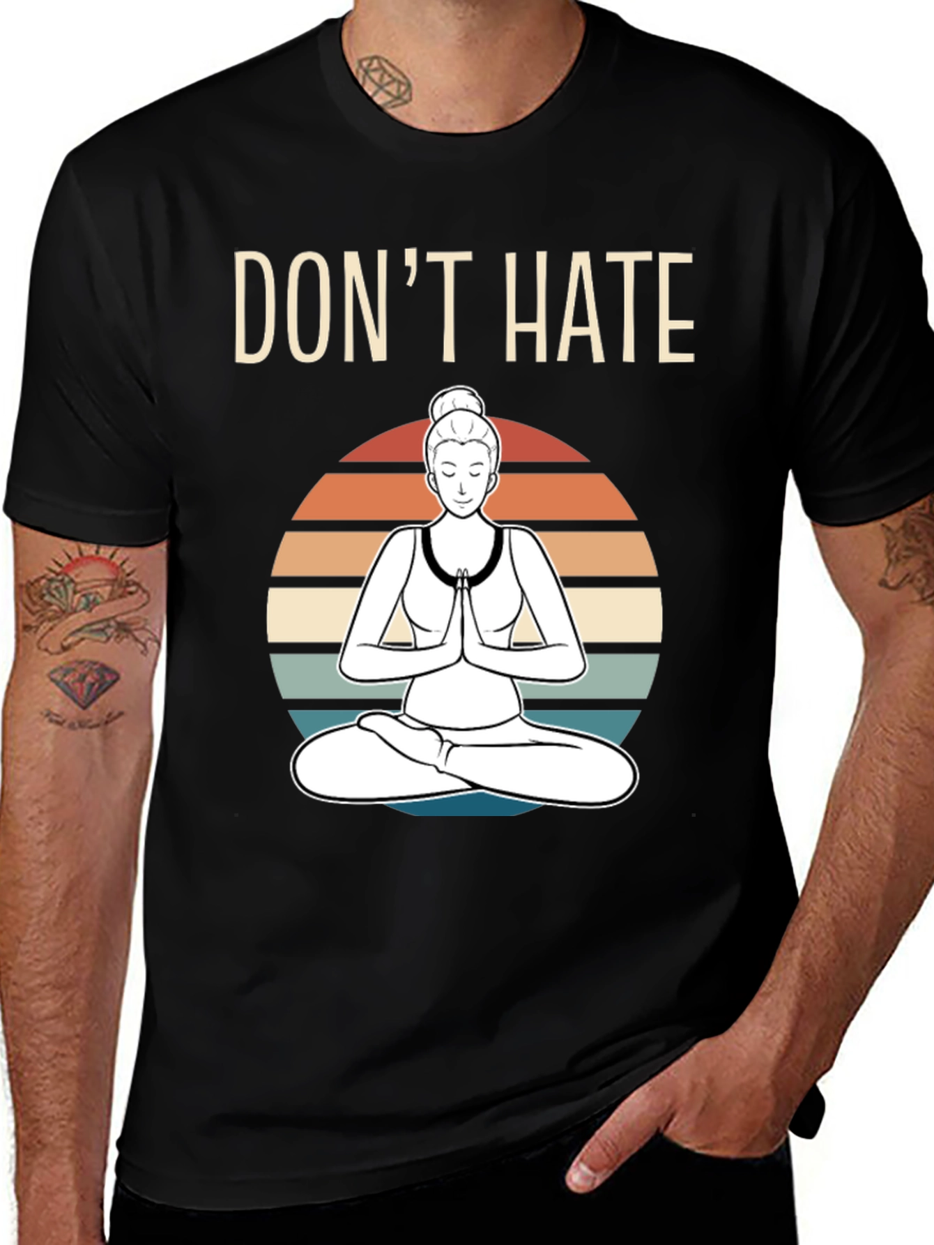 Variant 5 of Don't Hate Meditate Graphic T-Shirt