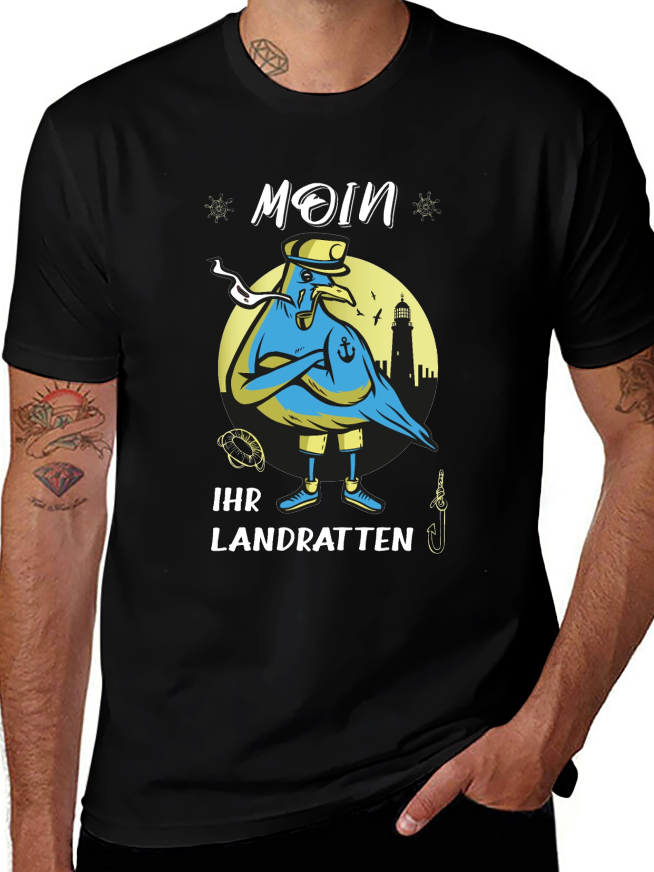 Variant 22 of Moin Ihr Landratten T-Shirt 