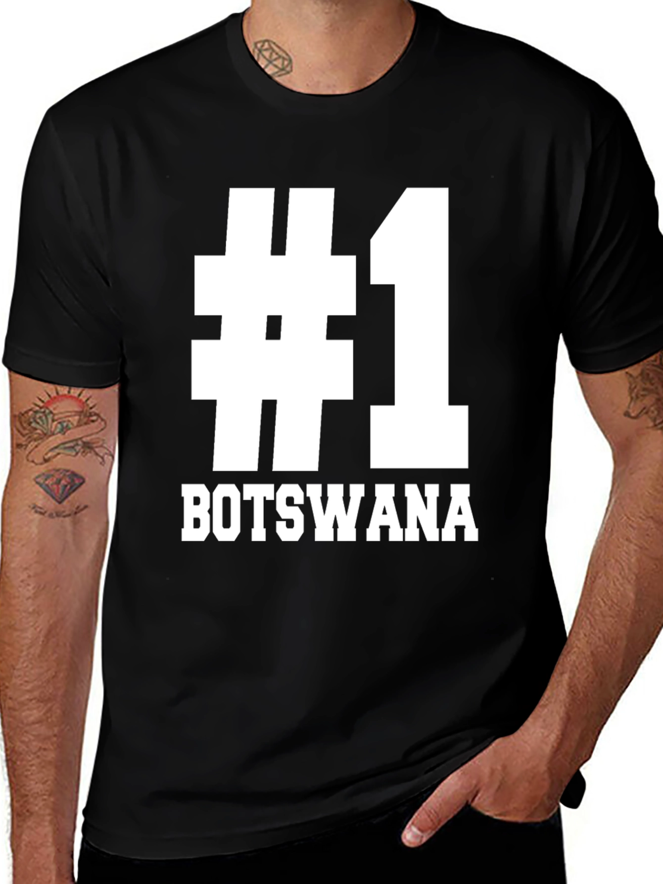 #1 Botswana T-Shirt - Pride & Patriotism