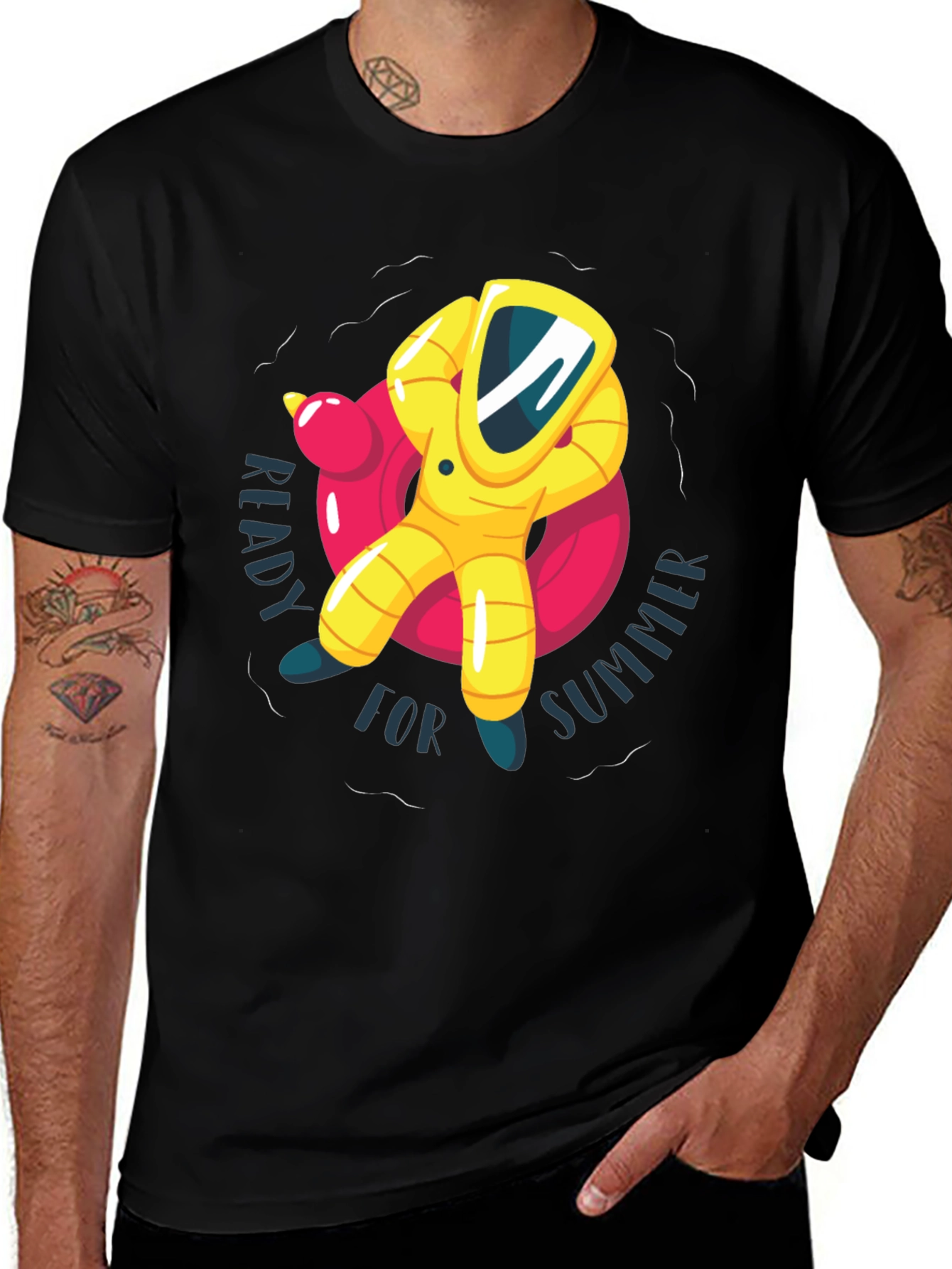Variant 19 of Ready for Summer Astronaut T-Shirt