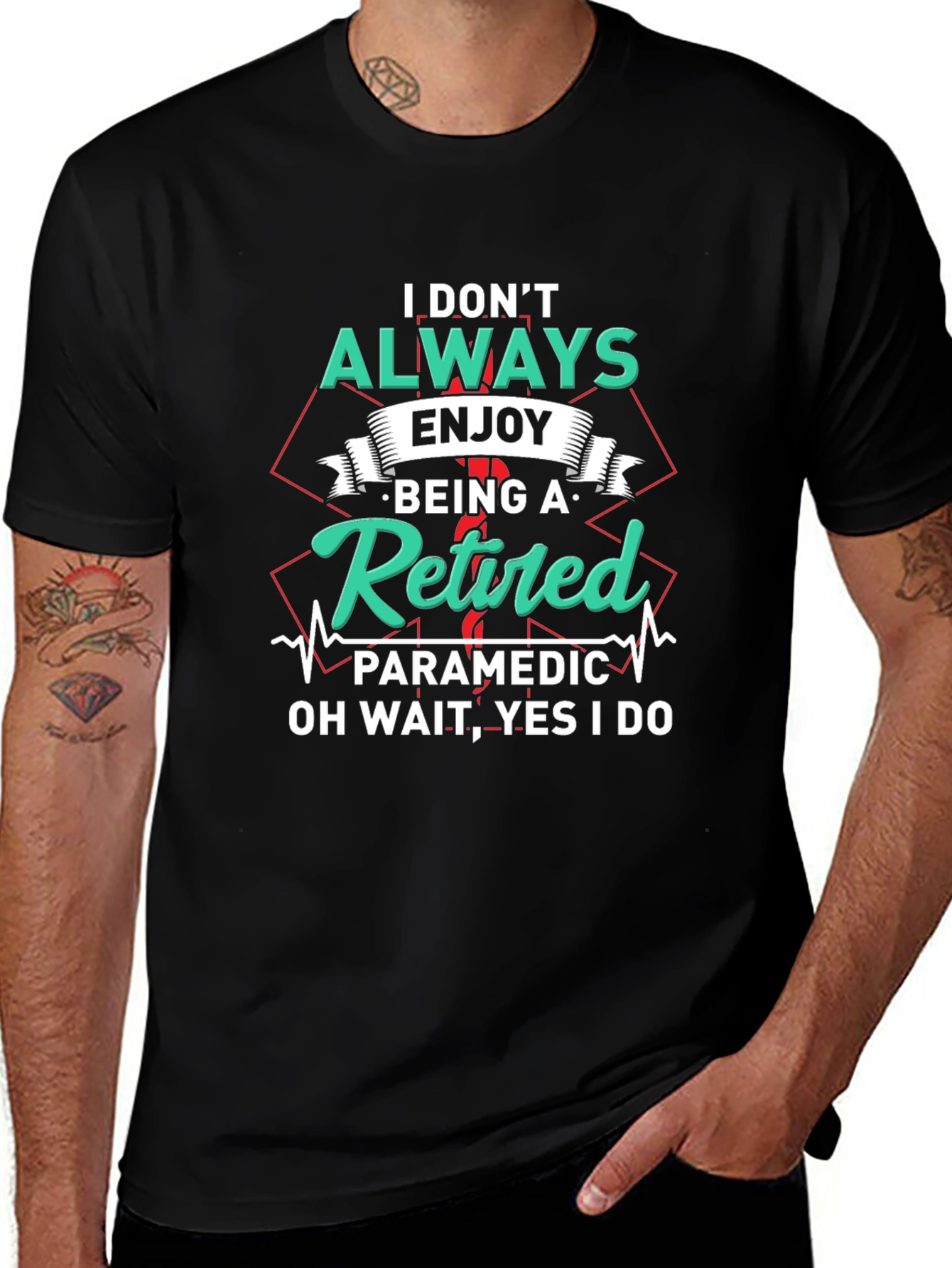 Variant 7 of Retired Paramedic T-Shirt Funny EMS Gift Idea