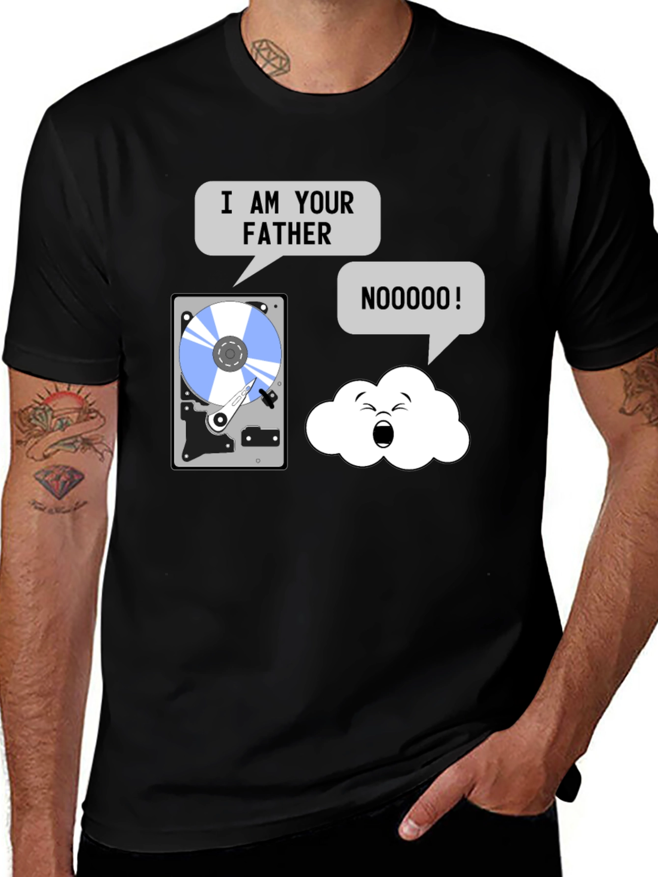Variant 9 of I am Your Father Data T-Shirt