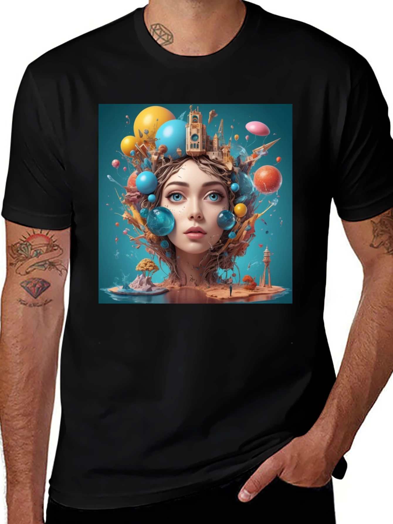 Variant 29 of Surreal Dreamscape Graphic Tee