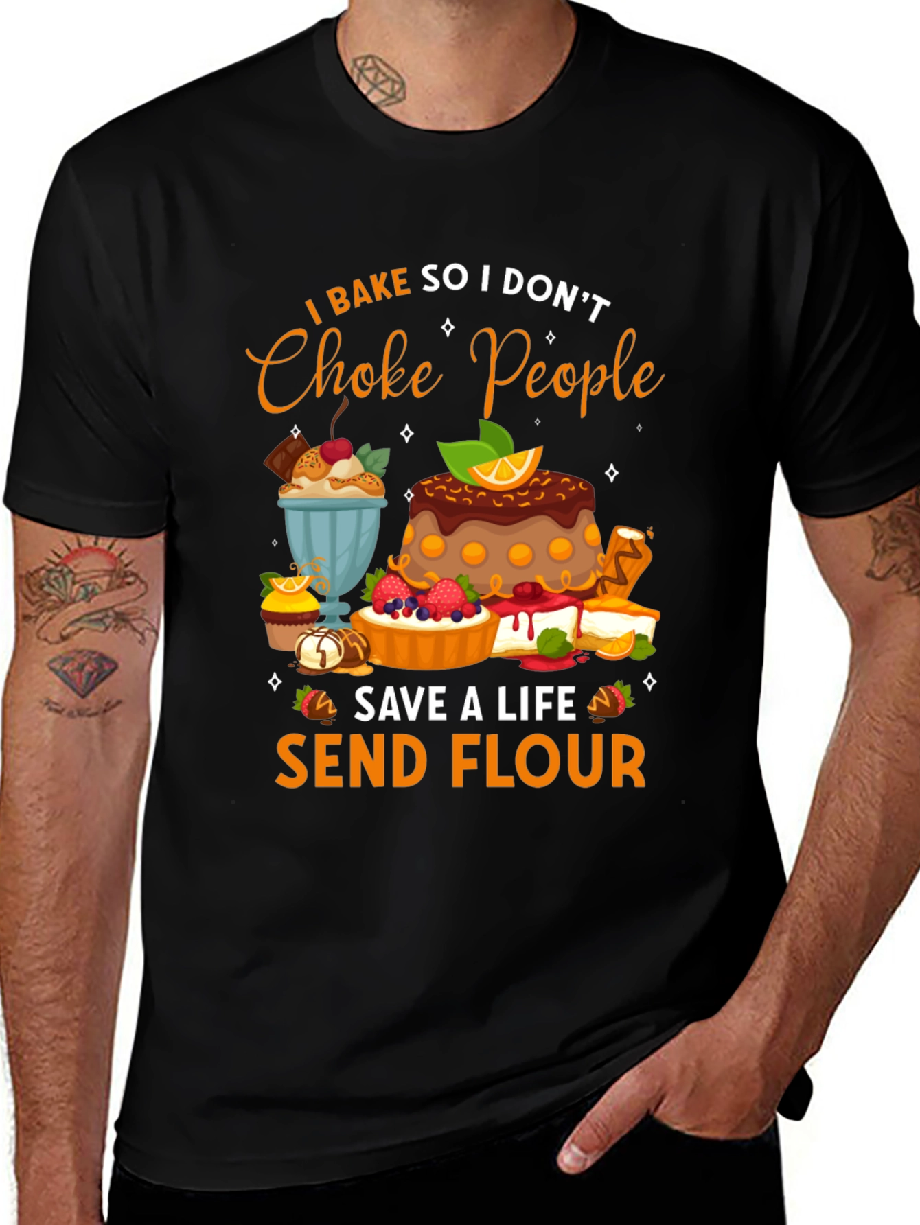 Variant 26 of I Bake So I Don't Choke People T-Shirt