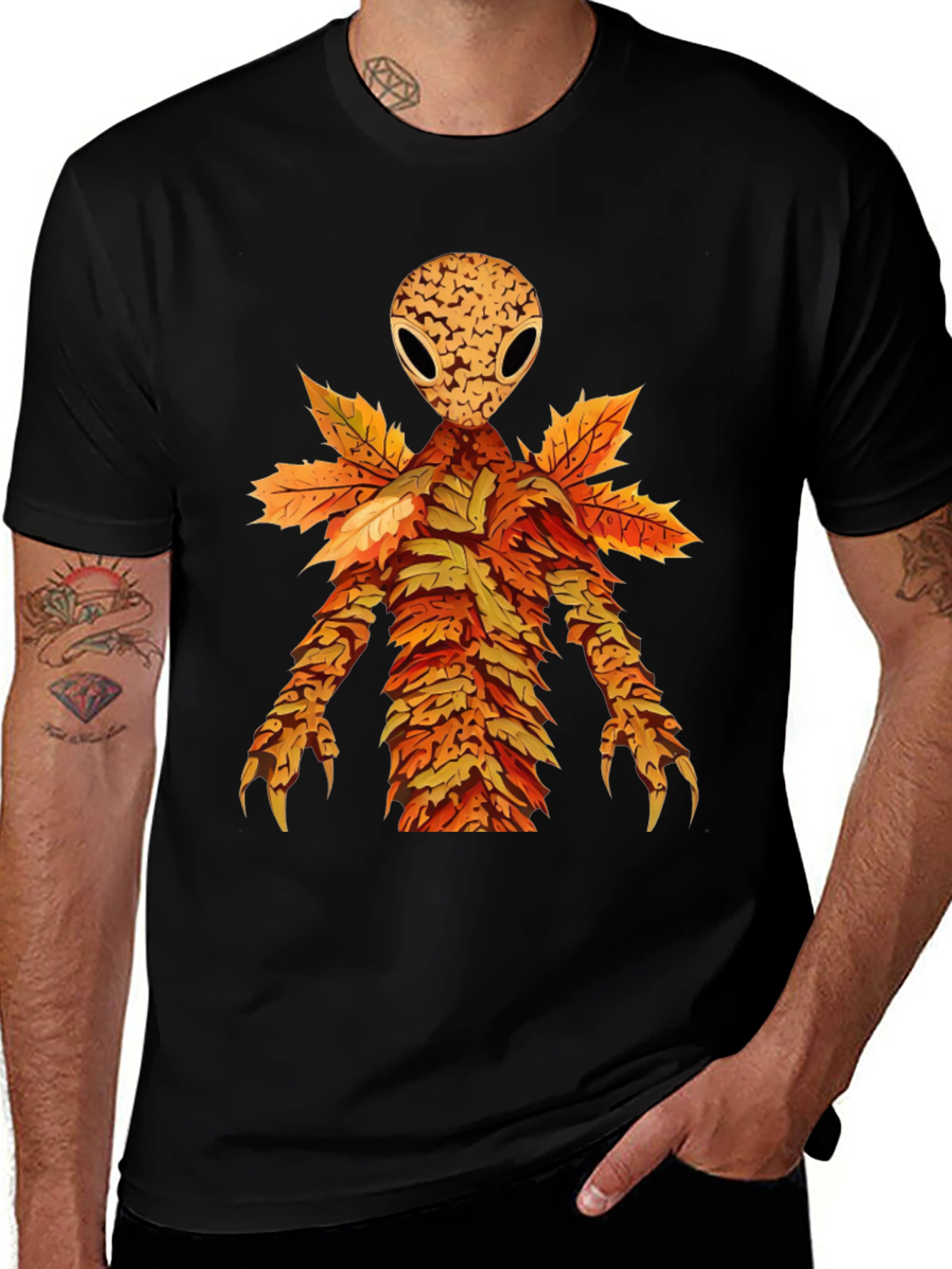 Variant 15 of Alien Leaf Creature T-Shirt