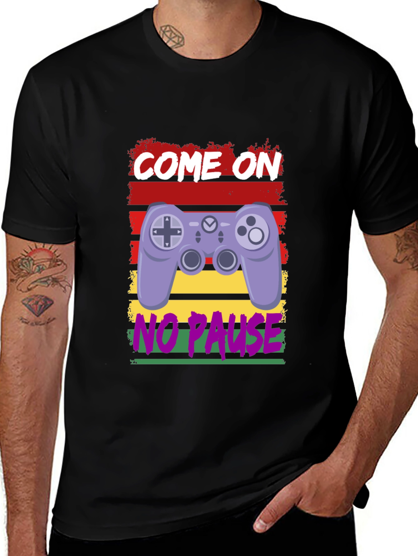 Come On No Pause Gamer T-Shirt