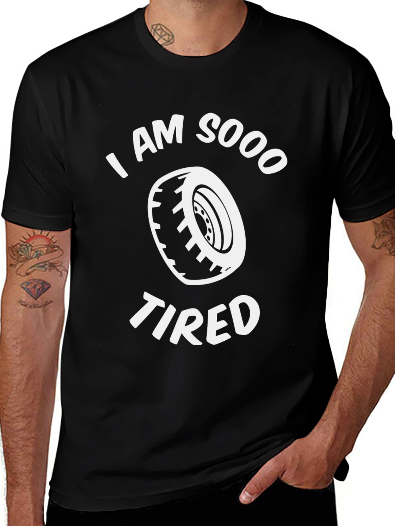 Variant 14 of I am Sooo Tired Graphic Tee