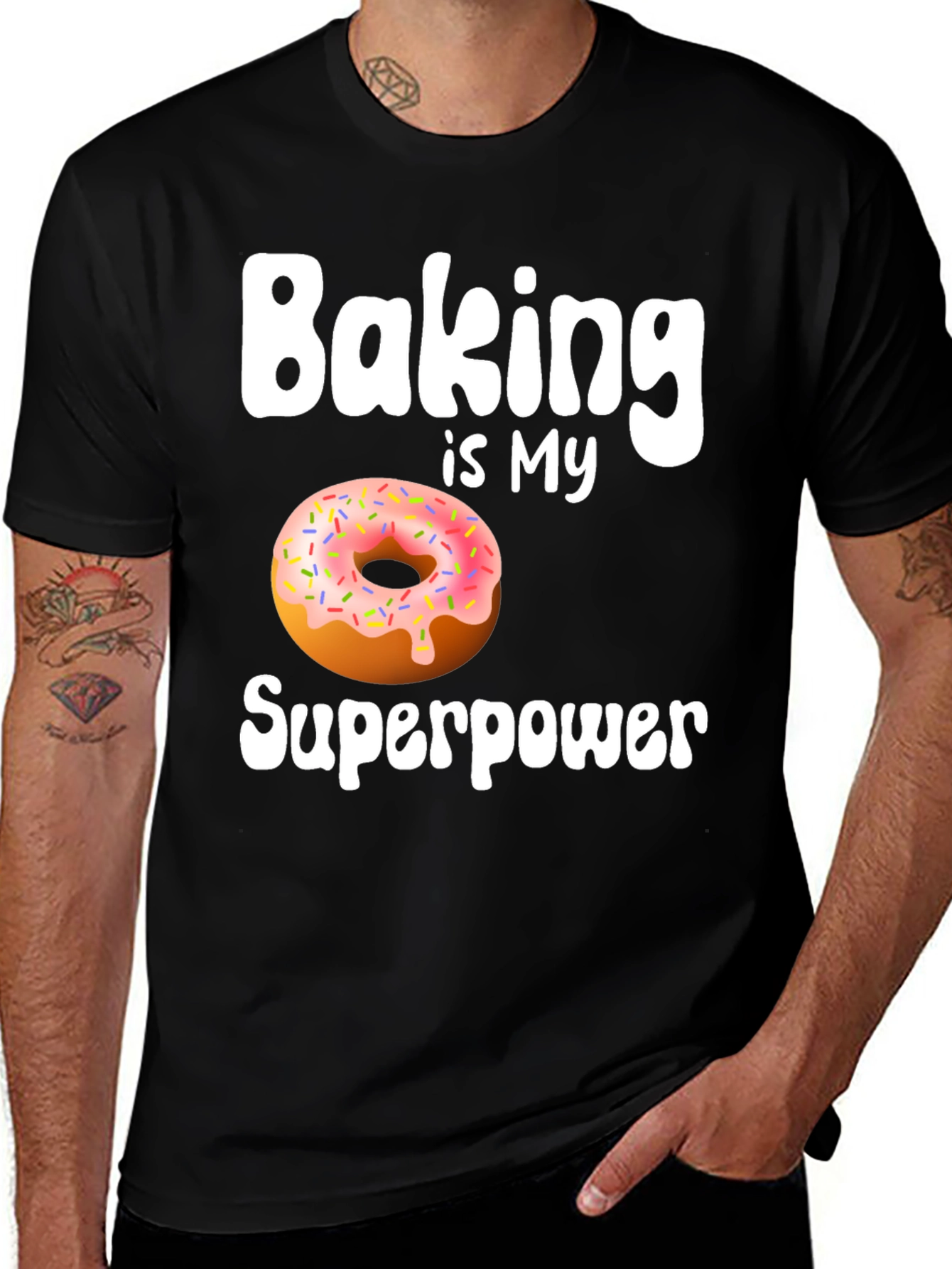 Variant 6 of Baking is My Superpower Donut T-Shirt