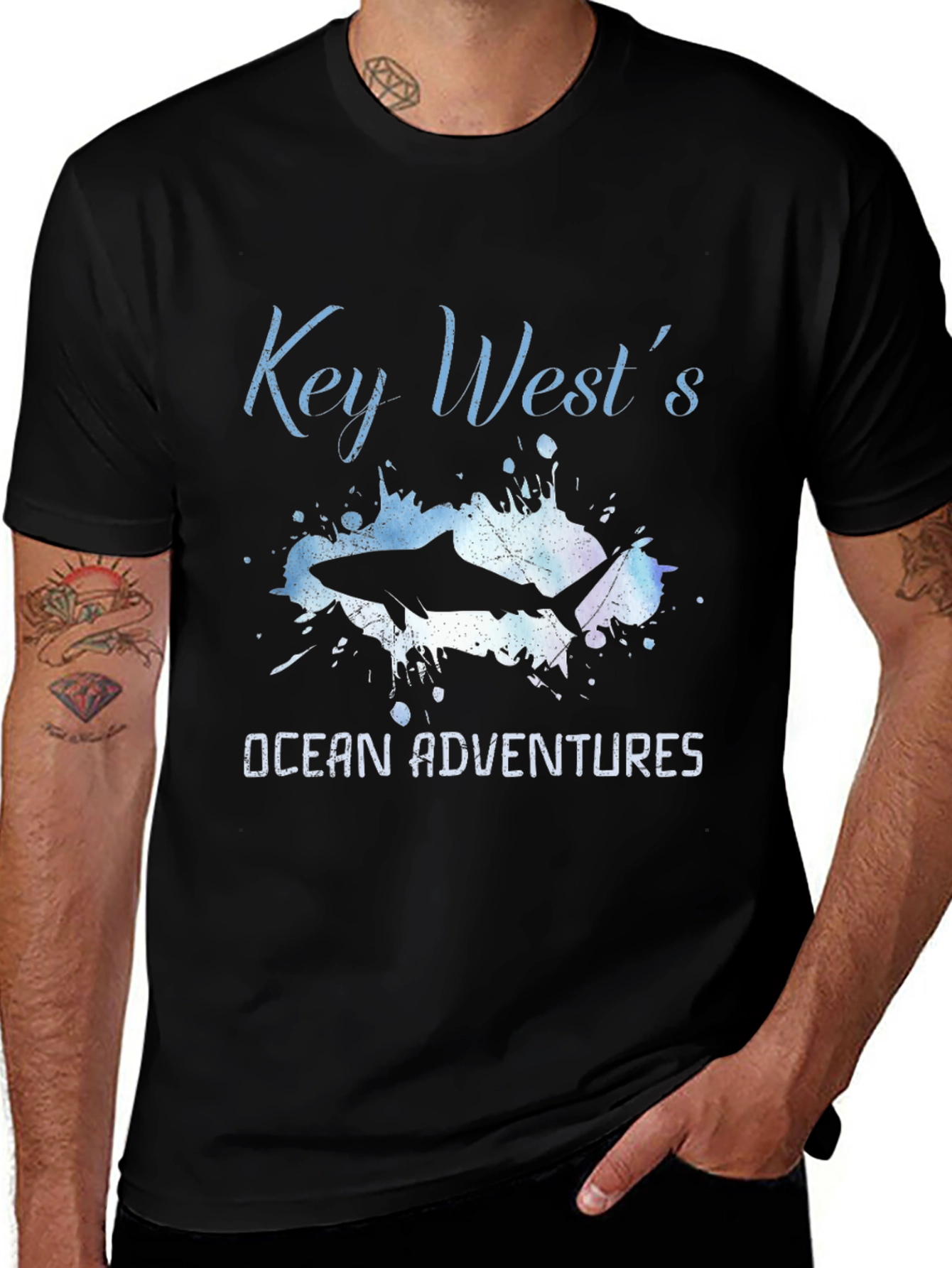Variant 11 of Key West Ocean Adventures Black T-Shirt