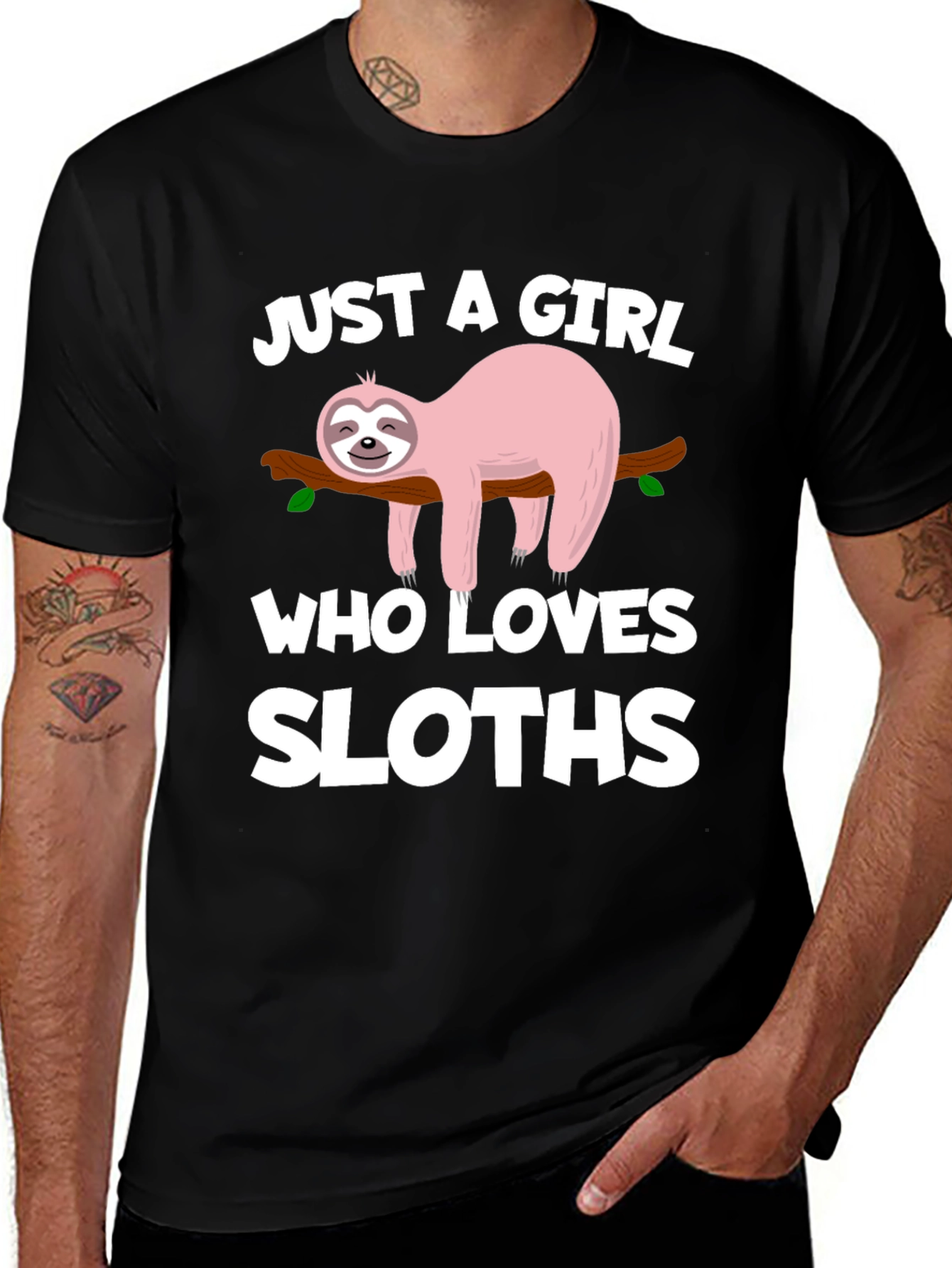 Just a Girl Who Loves Sloths T-Shirt