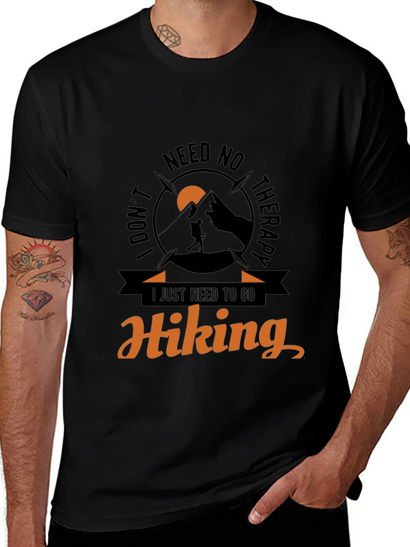 Variant 30 of Hiking Therapy Graphic T-Shirt