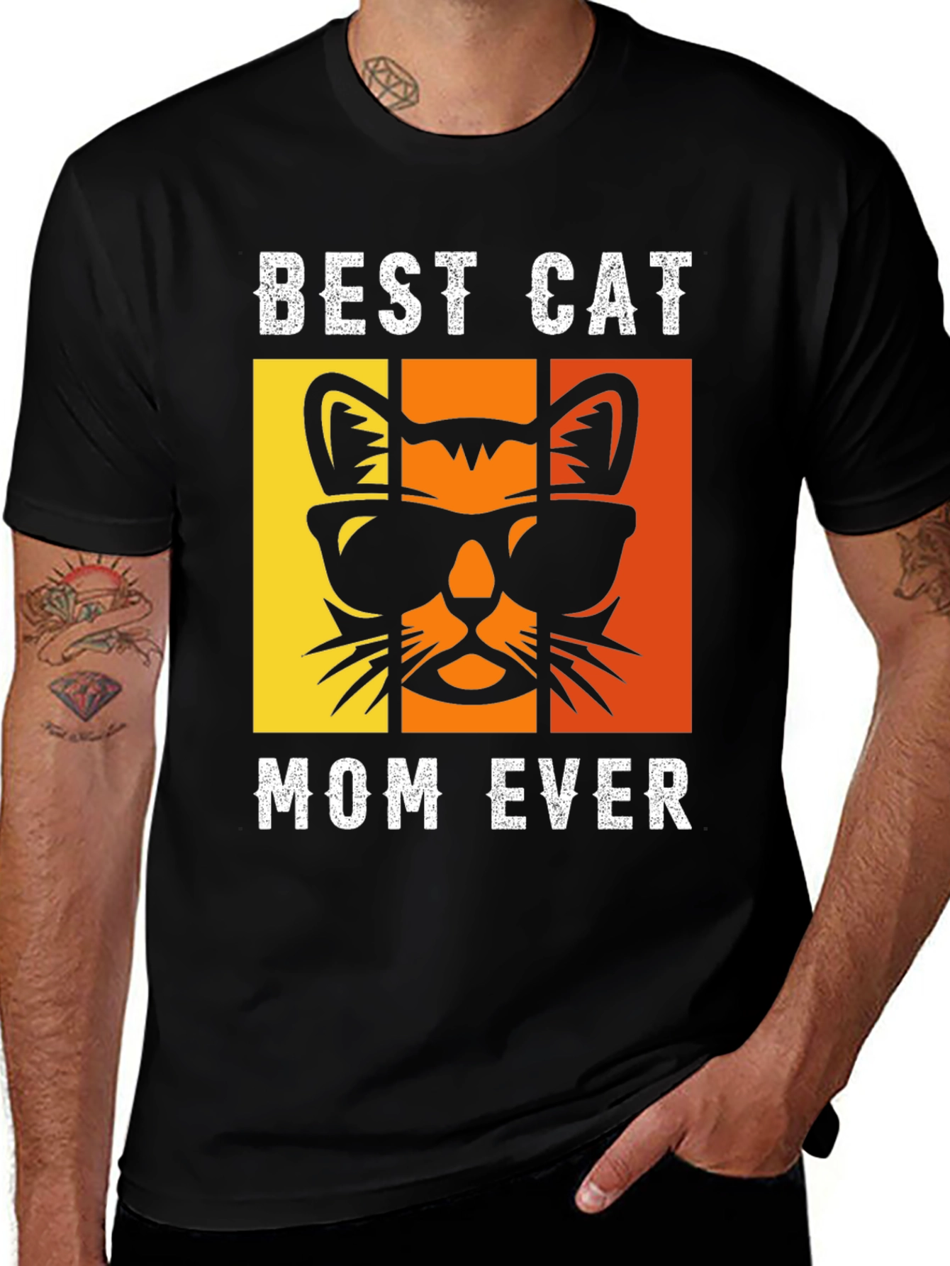 Variant 3 of Best Cat Mom Ever T-Shirt