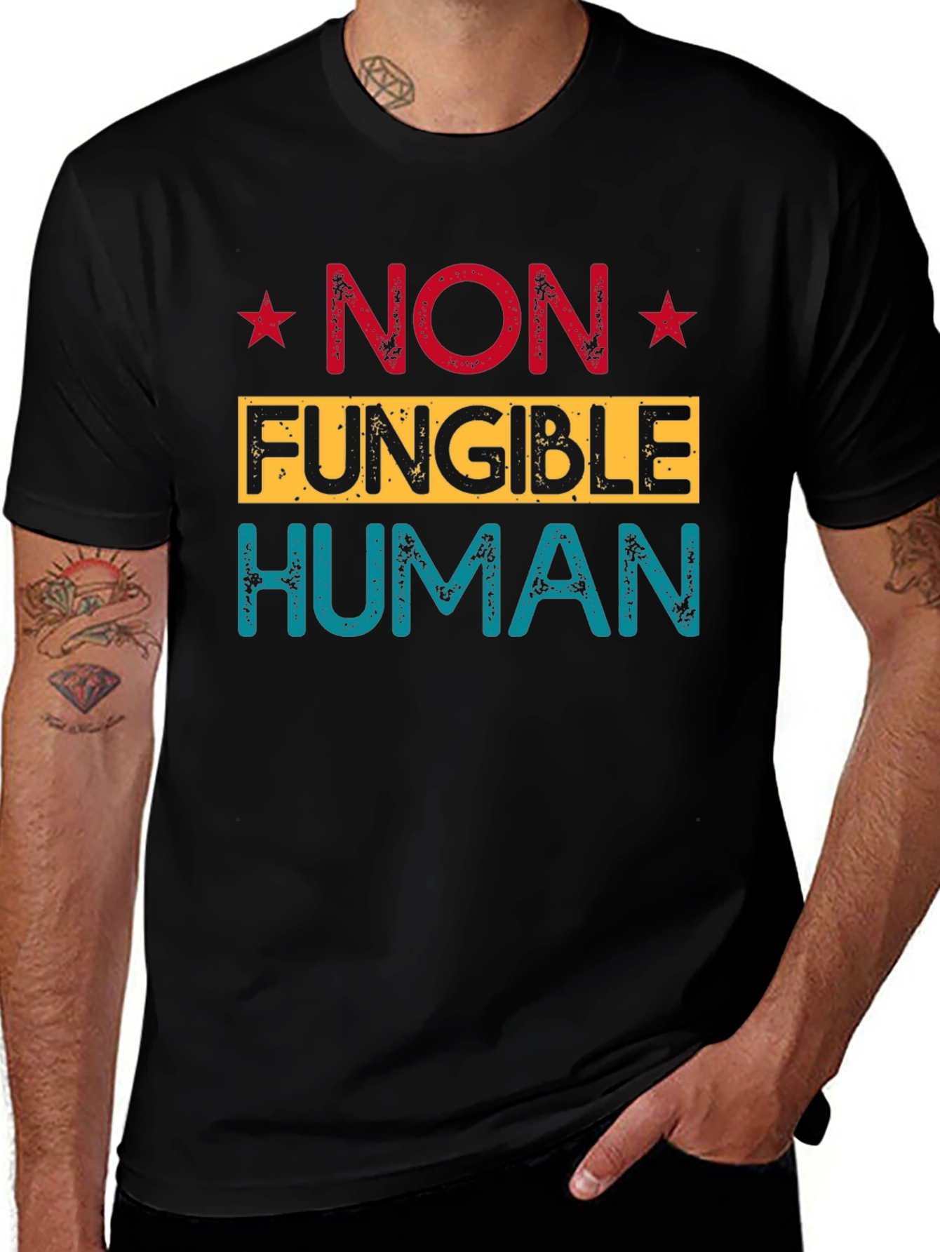 Variant 17 of Non-Fungible Human Graphic Tee