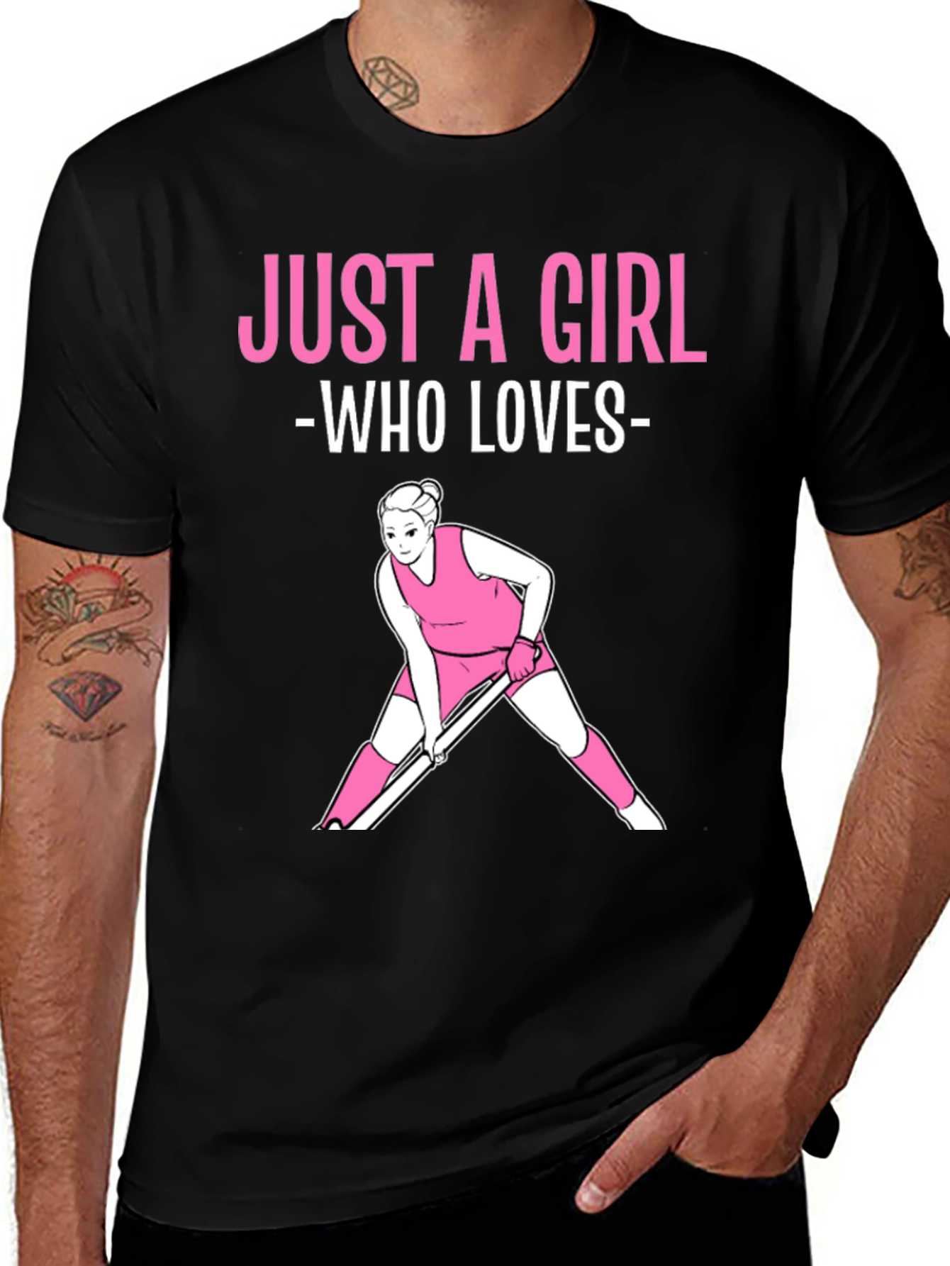 Variant 27 of Just A Girl Who Loves Field Hockey T-Shirt