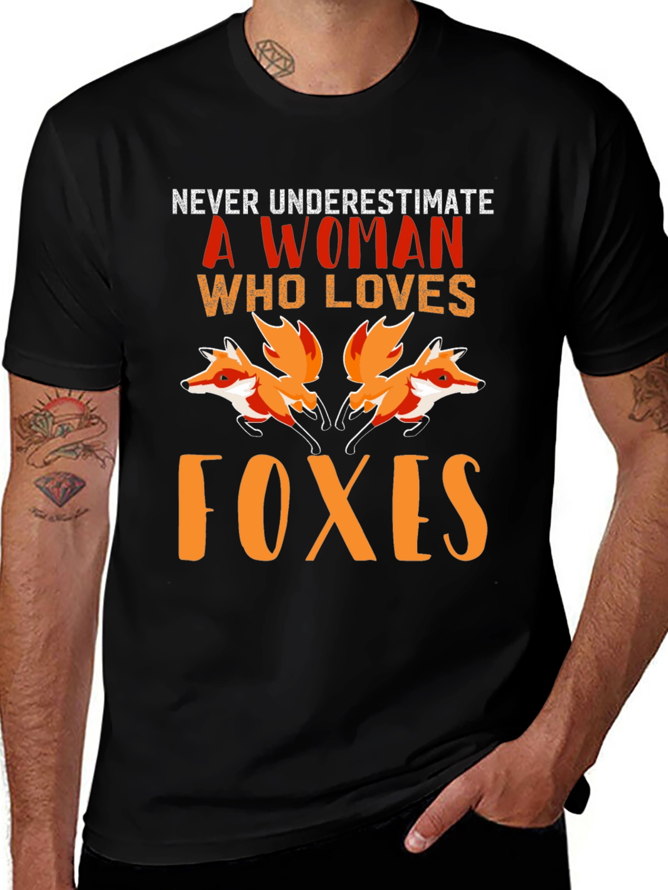 Fox Lover Tee - Never Underestimate a Woman T-Shirt