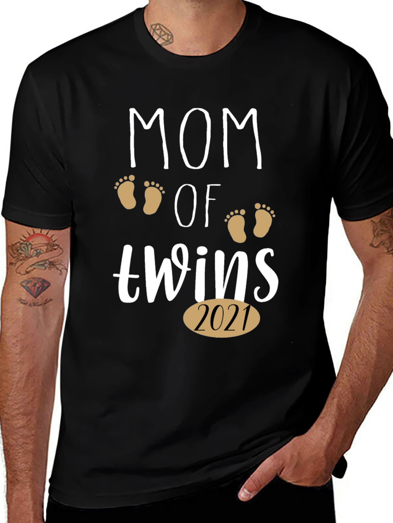 Mom of Twins 2021 T-Shirt
