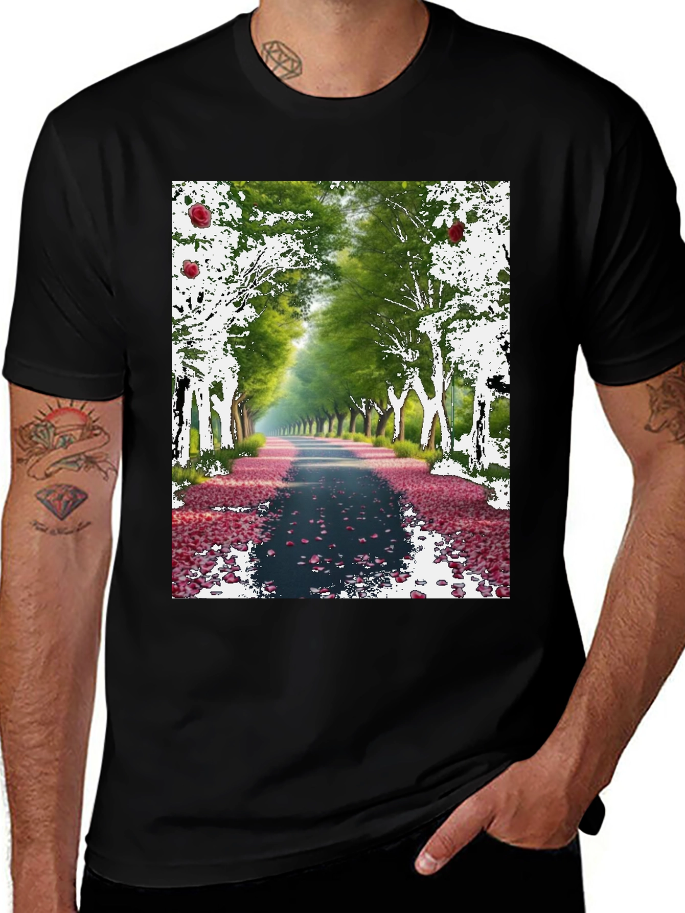 Nature's Path T-Shirt - Scenic Tree Road