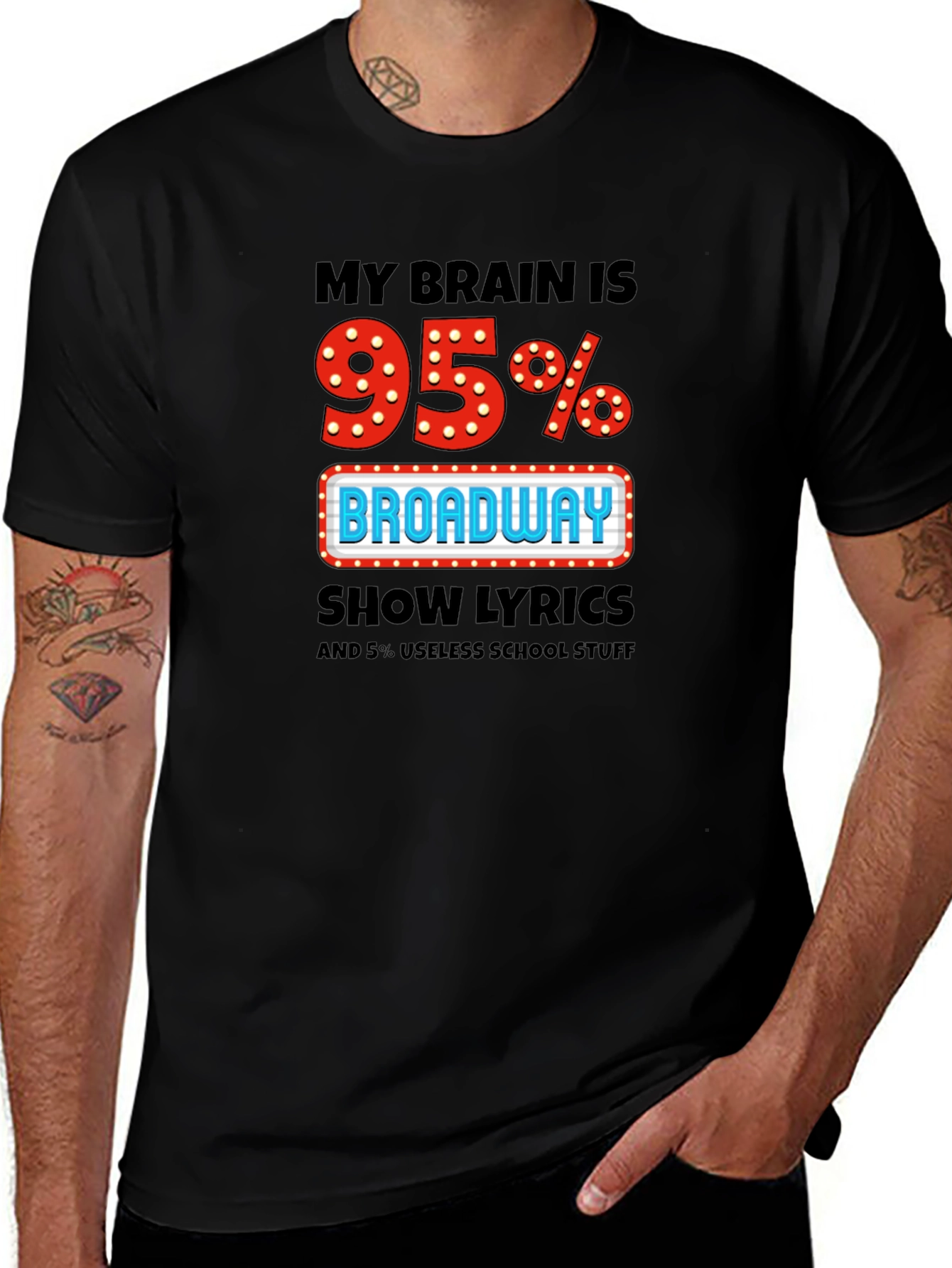 Broadway Show Lyrics T-Shirt
