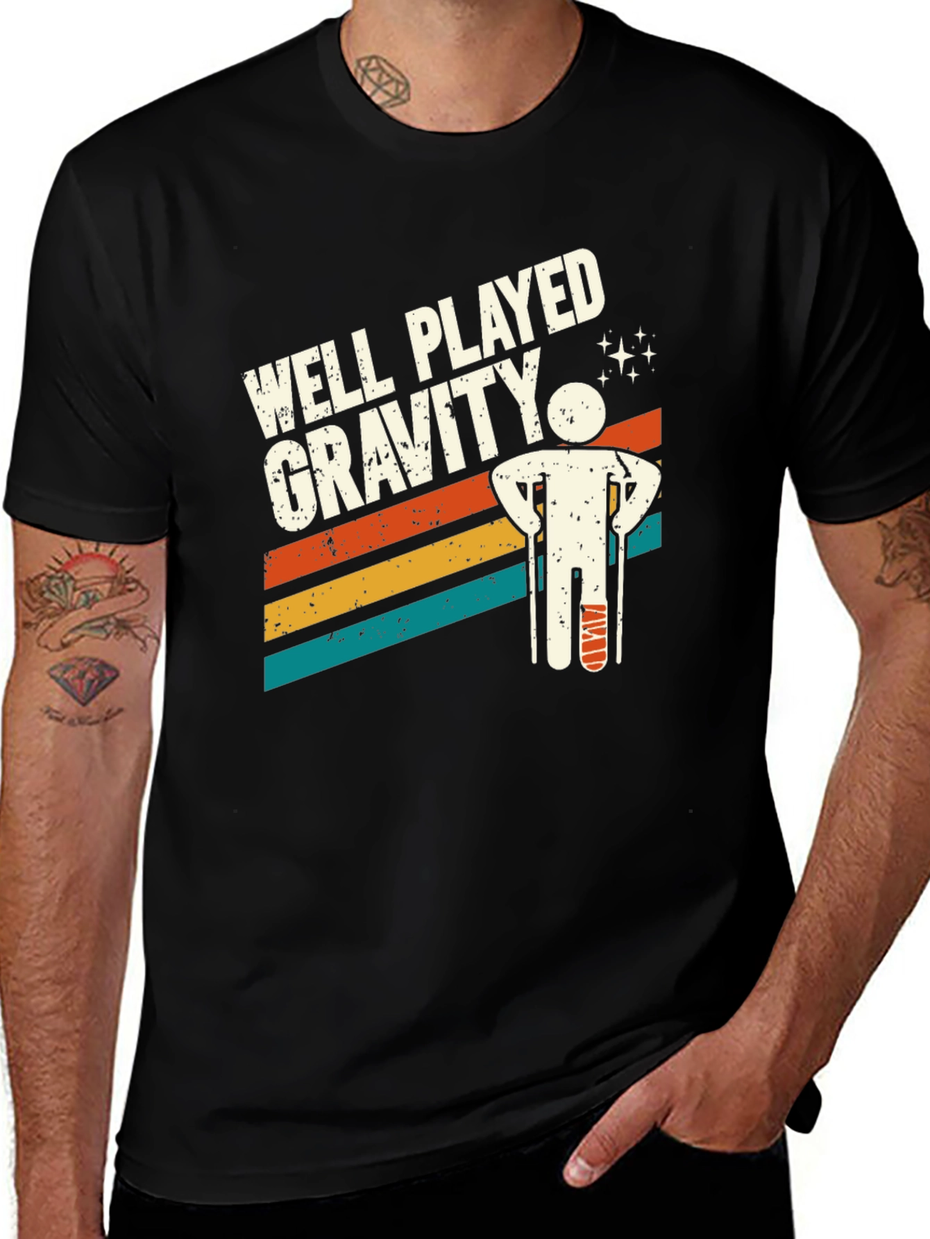 Variant 22 of Well Played Gravity T-Shirt