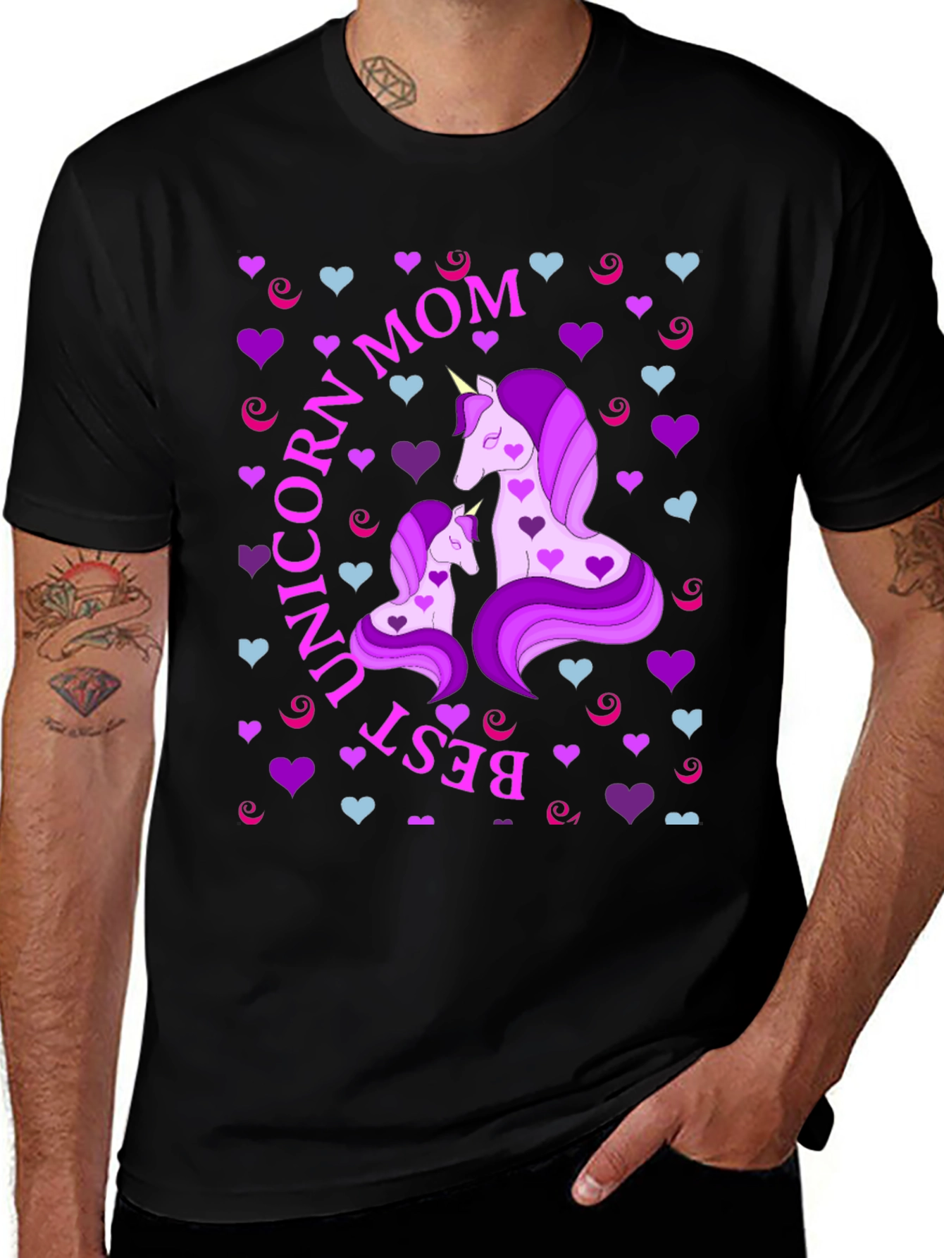 Unicorn Mom Best T-Shirt, Mothers Day Tee