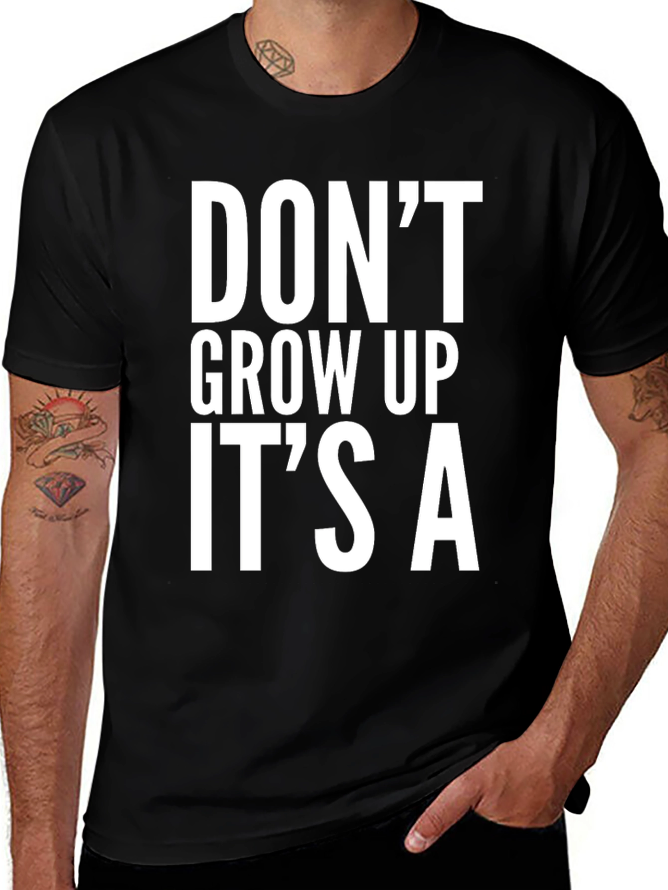 Funny Don't Grow Up It's a Trap T-Shirt