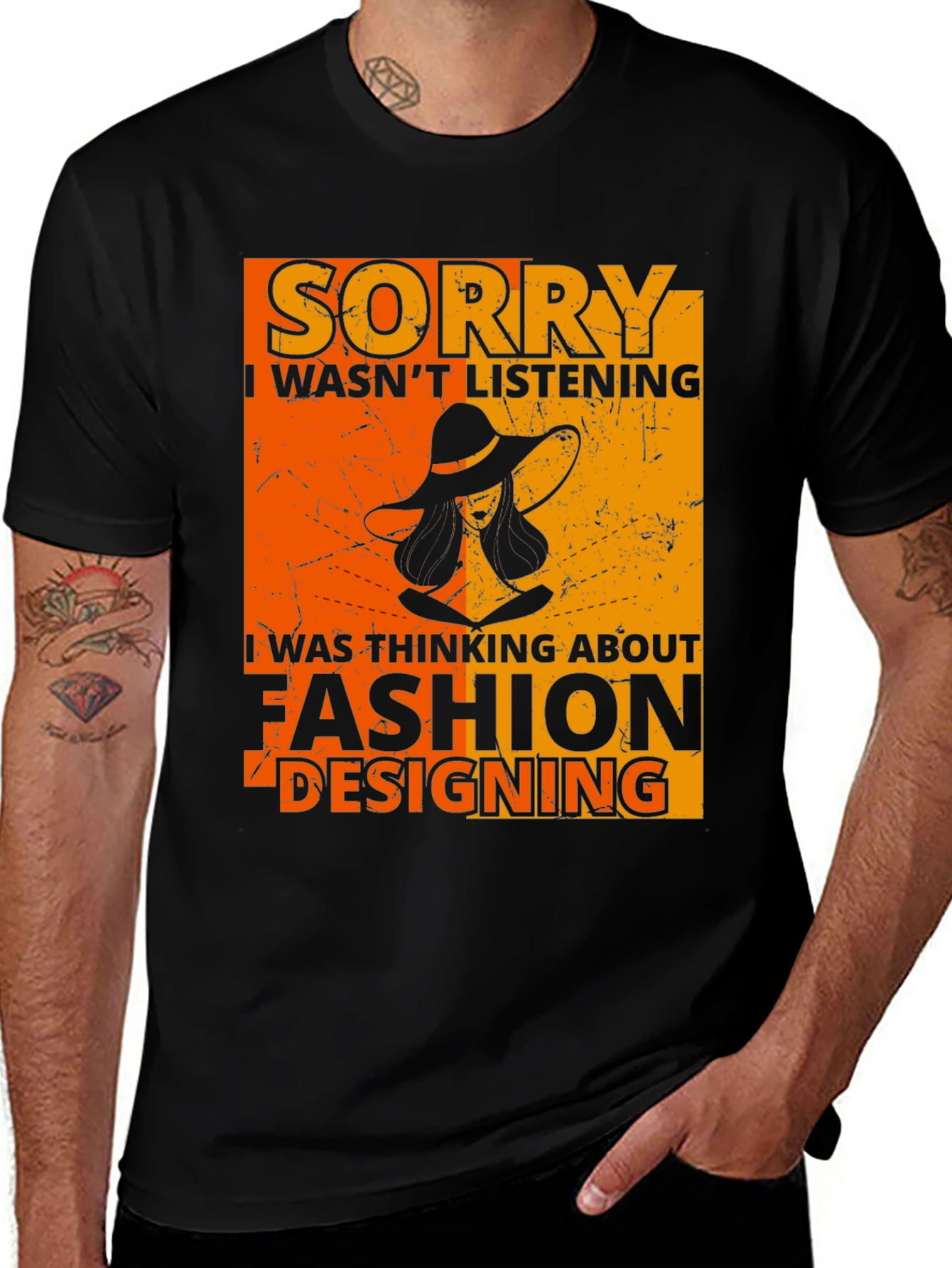Variant 20 of Fashion Designing T-Shirt - Sorry Wasn't Listening