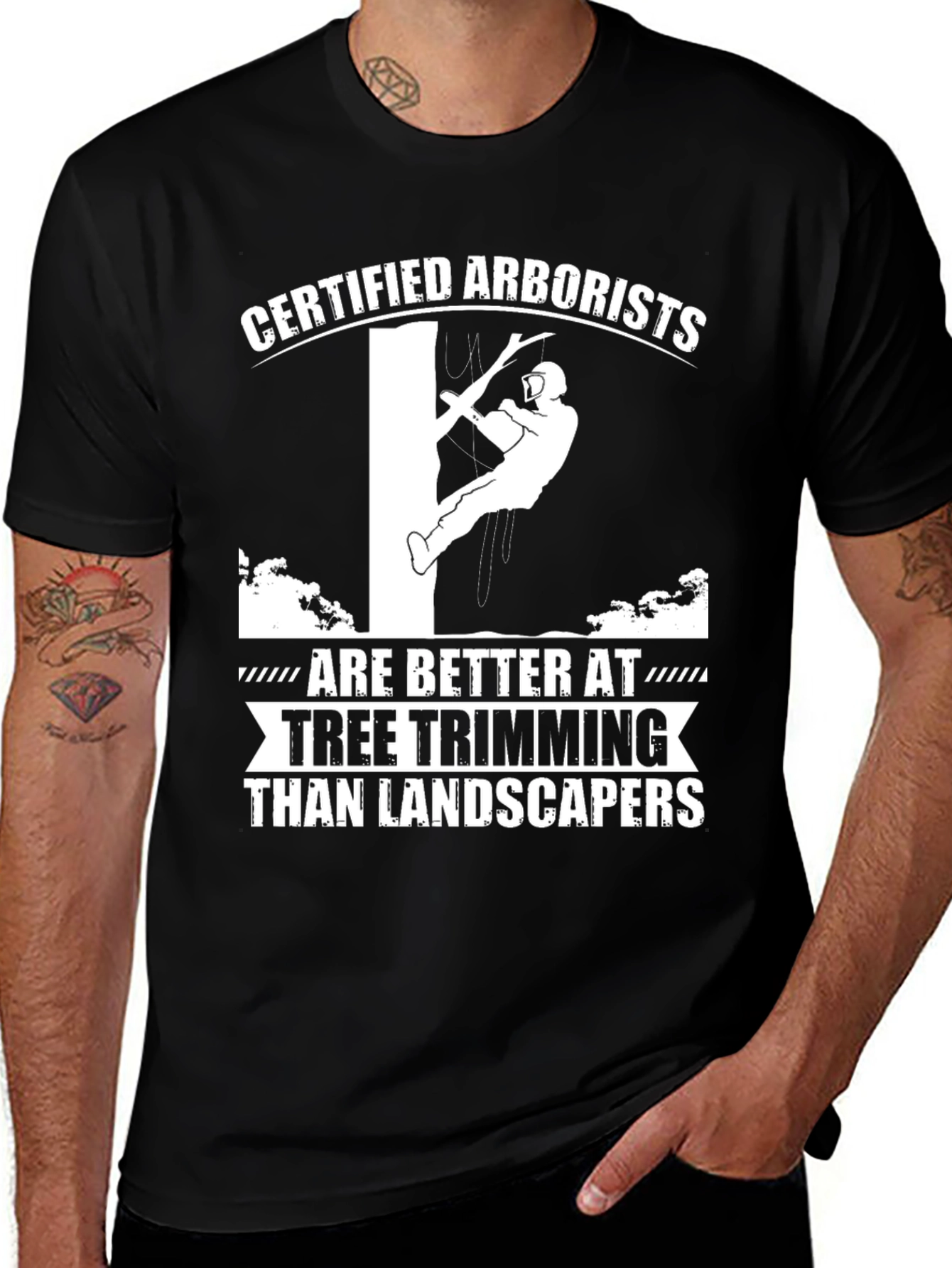 Certified Arborist T-Shirt - Tree Trimming Expert Tee