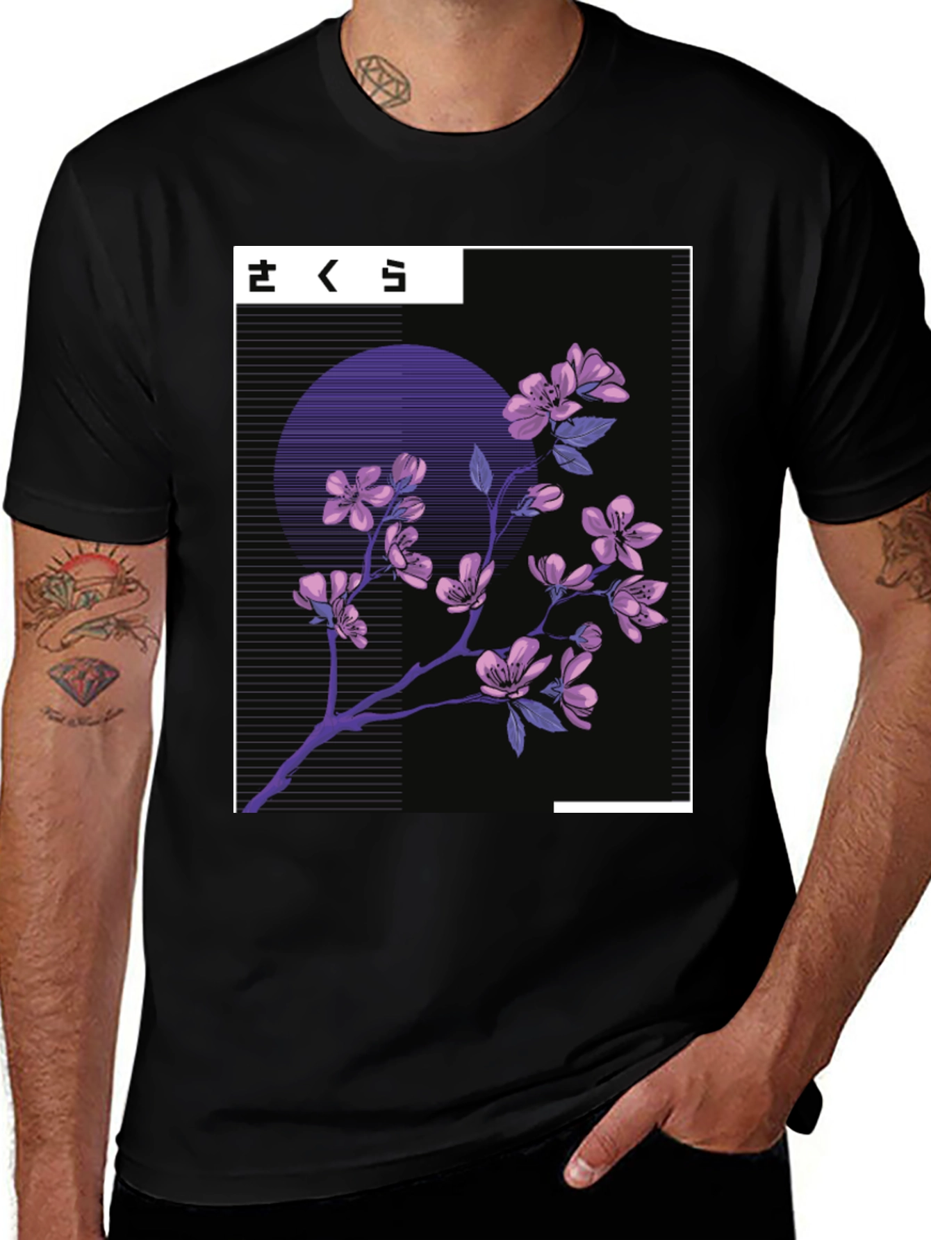 Variant 10 of Sakura Blossom Graphic Tee - Japanese Aesthetic Shirt