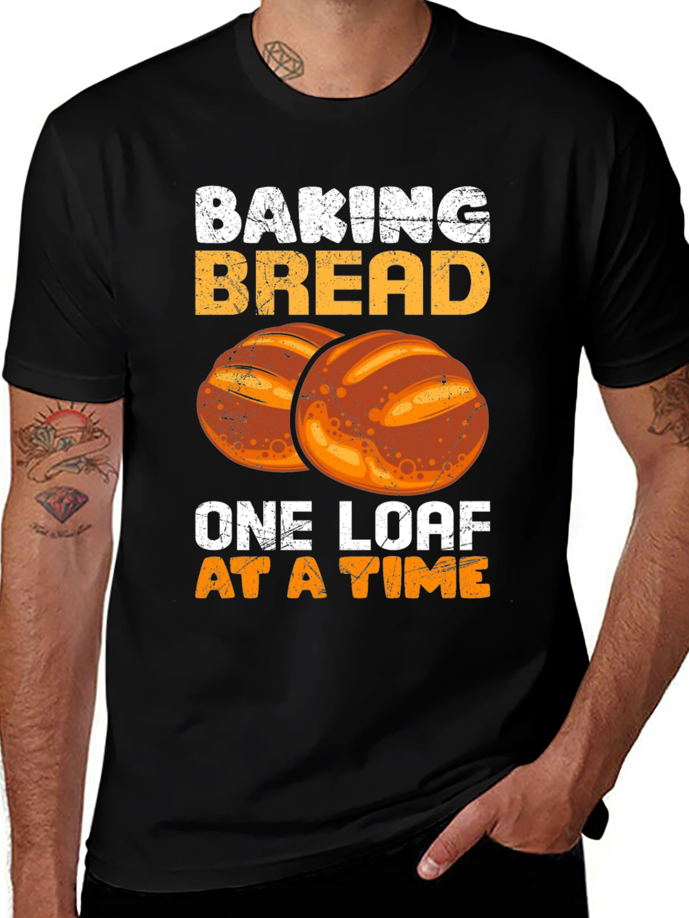 Variant 24 of Baking Bread One Loaf at a Time Graphic T-Shirt