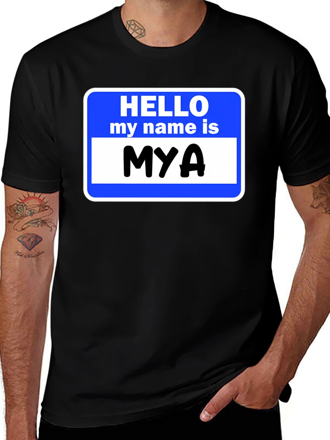 Variant 9 of Hello My Name Is Mya T-Shirt