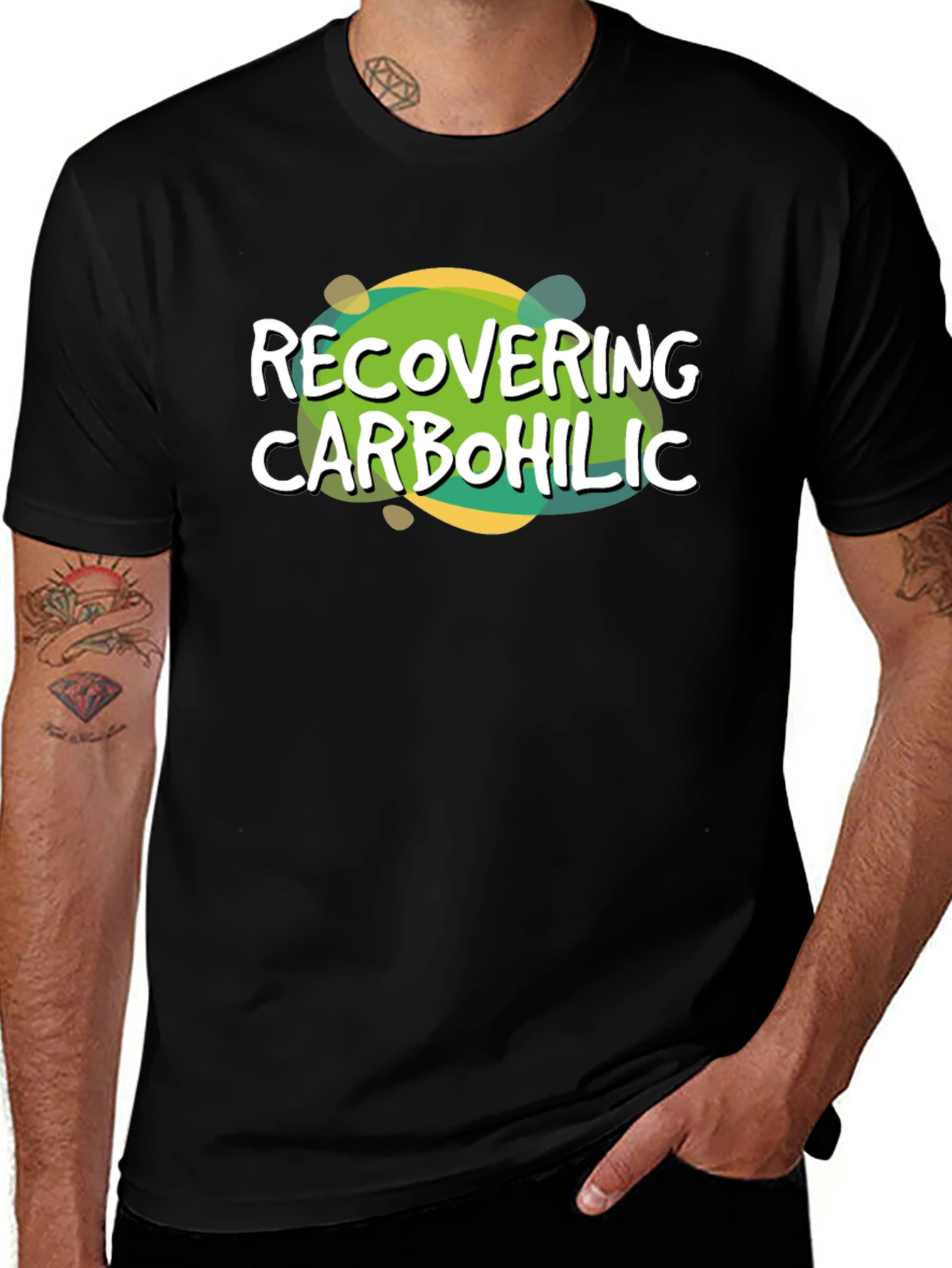 Variant 4 of Recovering Carbohilic Graphic T-Shirt