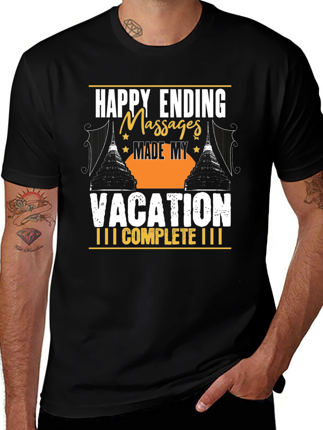 Happy Ending Massages Vacation T-Shirt