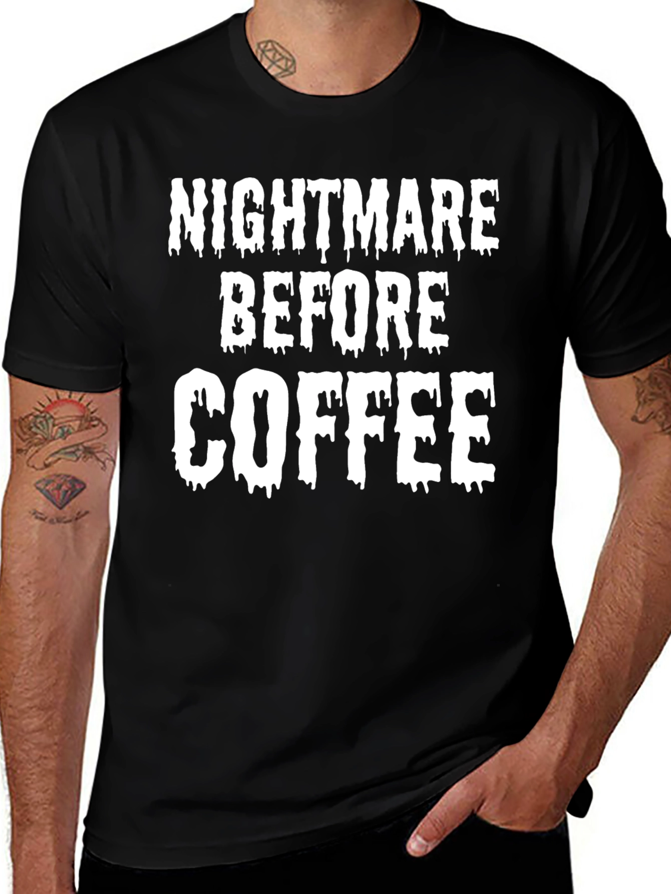 Variant 15 of Nightmare Before Coffee Graphic Tee