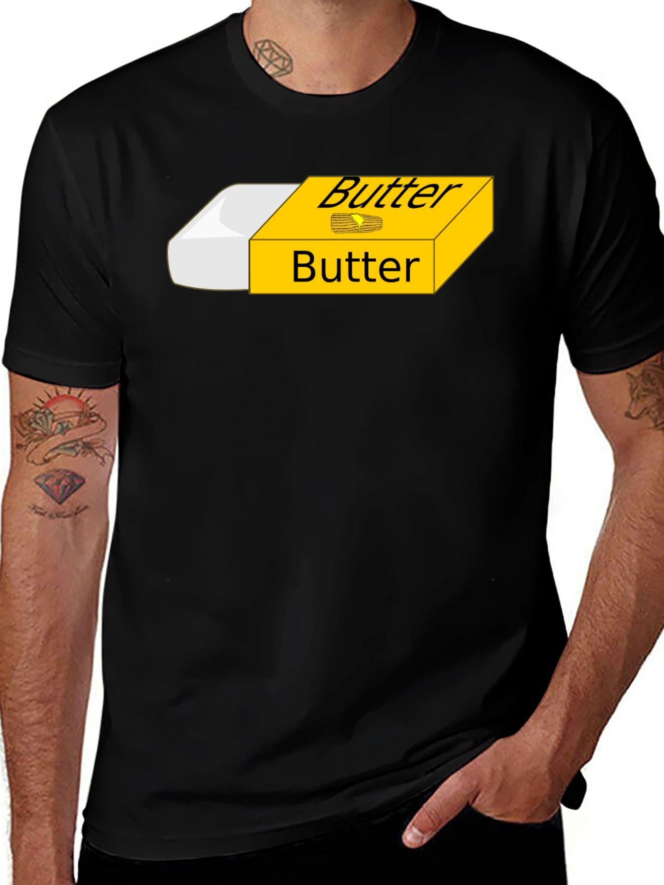 Variant 20 of Butter Graphic T-Shirt - Unisex Tee