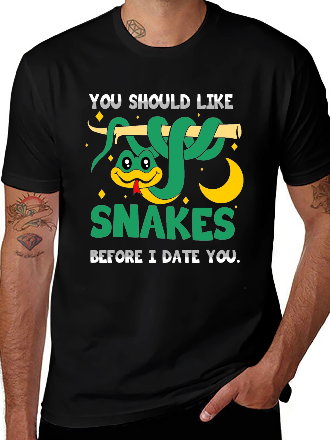 Variant 18 of You Should Like Snakes Graphic T-Shirt