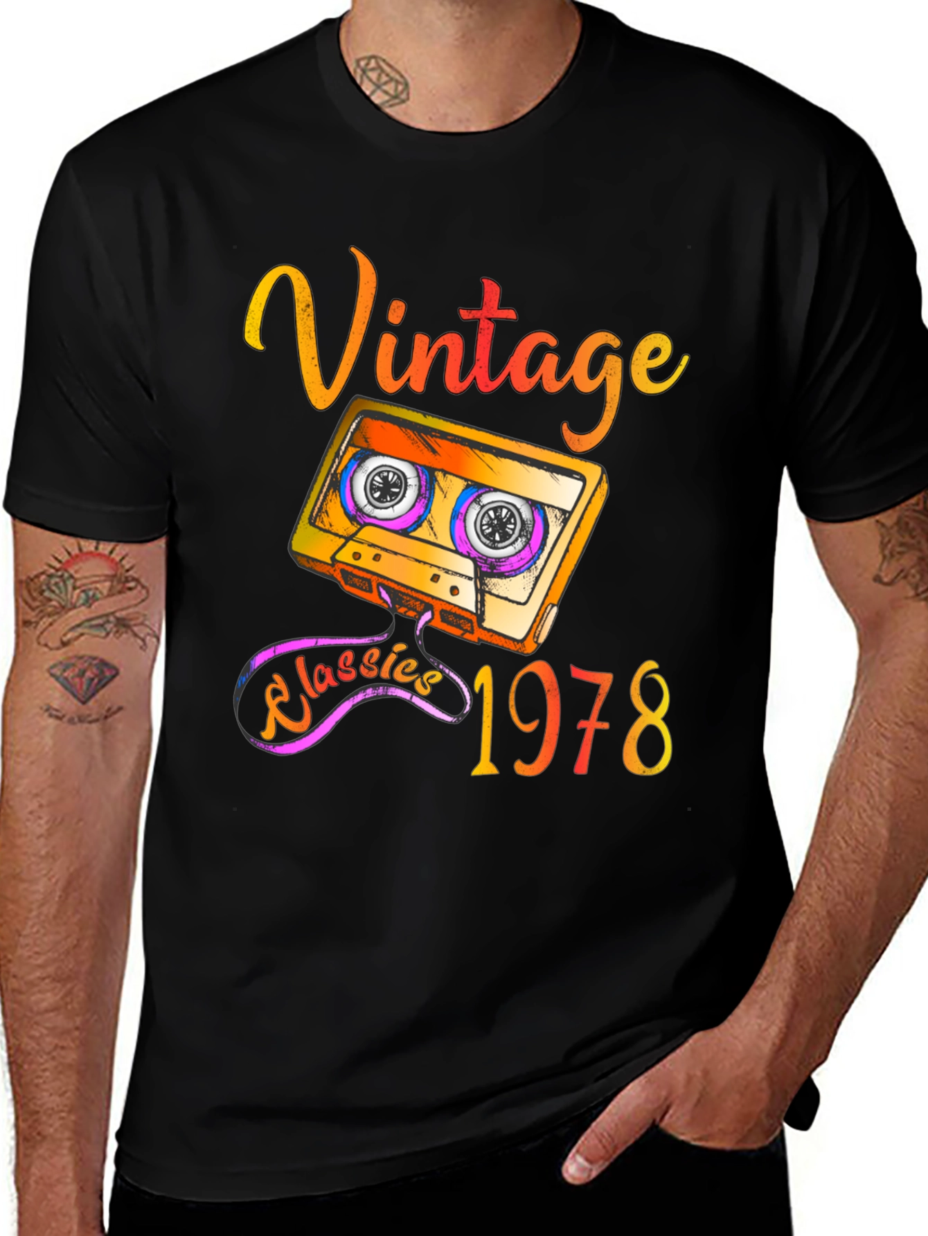 Variant 20 of Vintage Classics 1978 Cassette T-Shirt