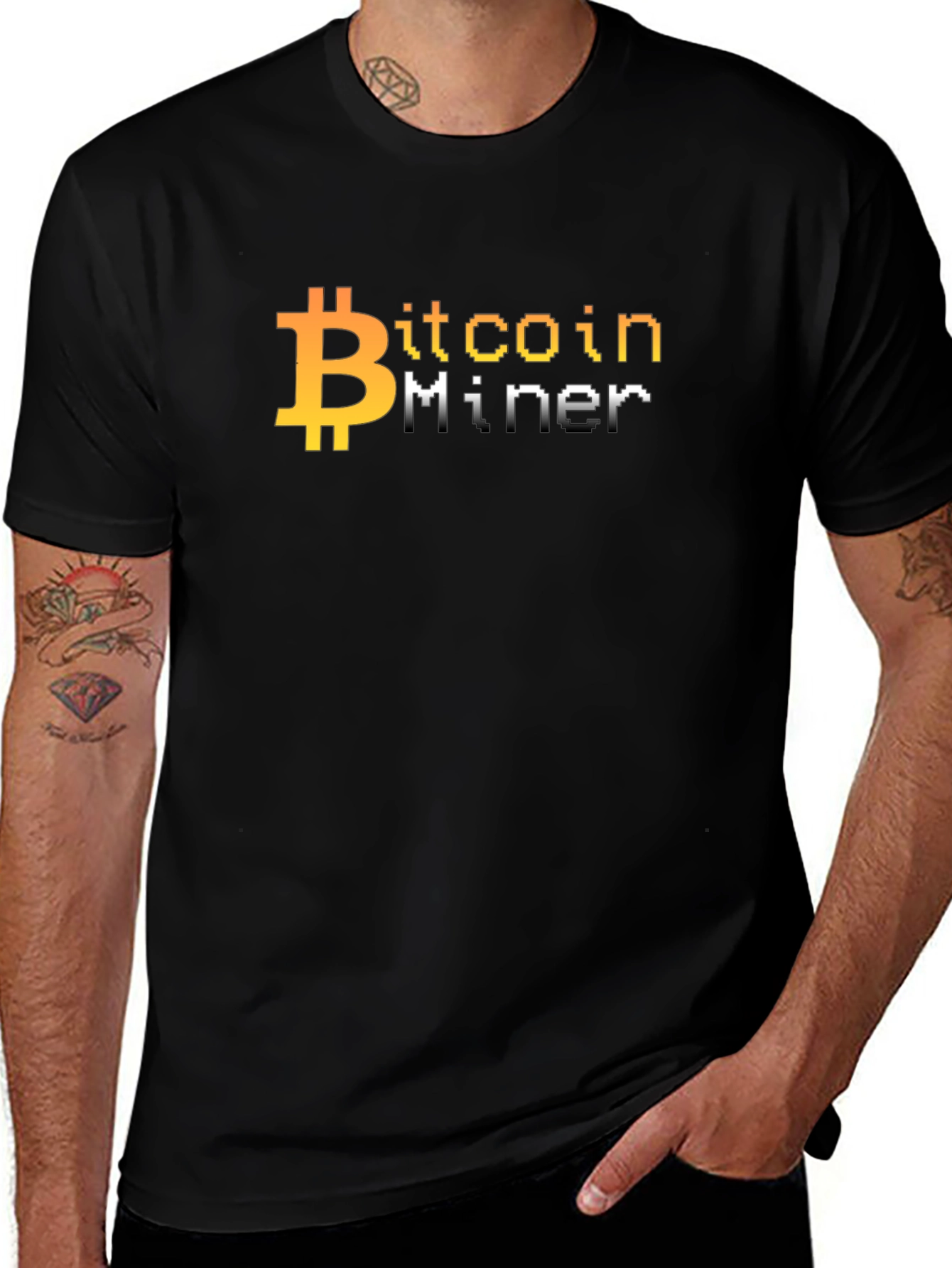 Bitcoin Miner Graphic Tee - Crypto Lover Apparel