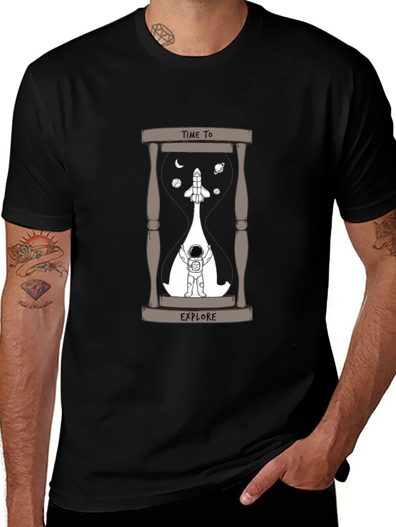 Variant 12 of Time to Explore Graphic T-Shirt