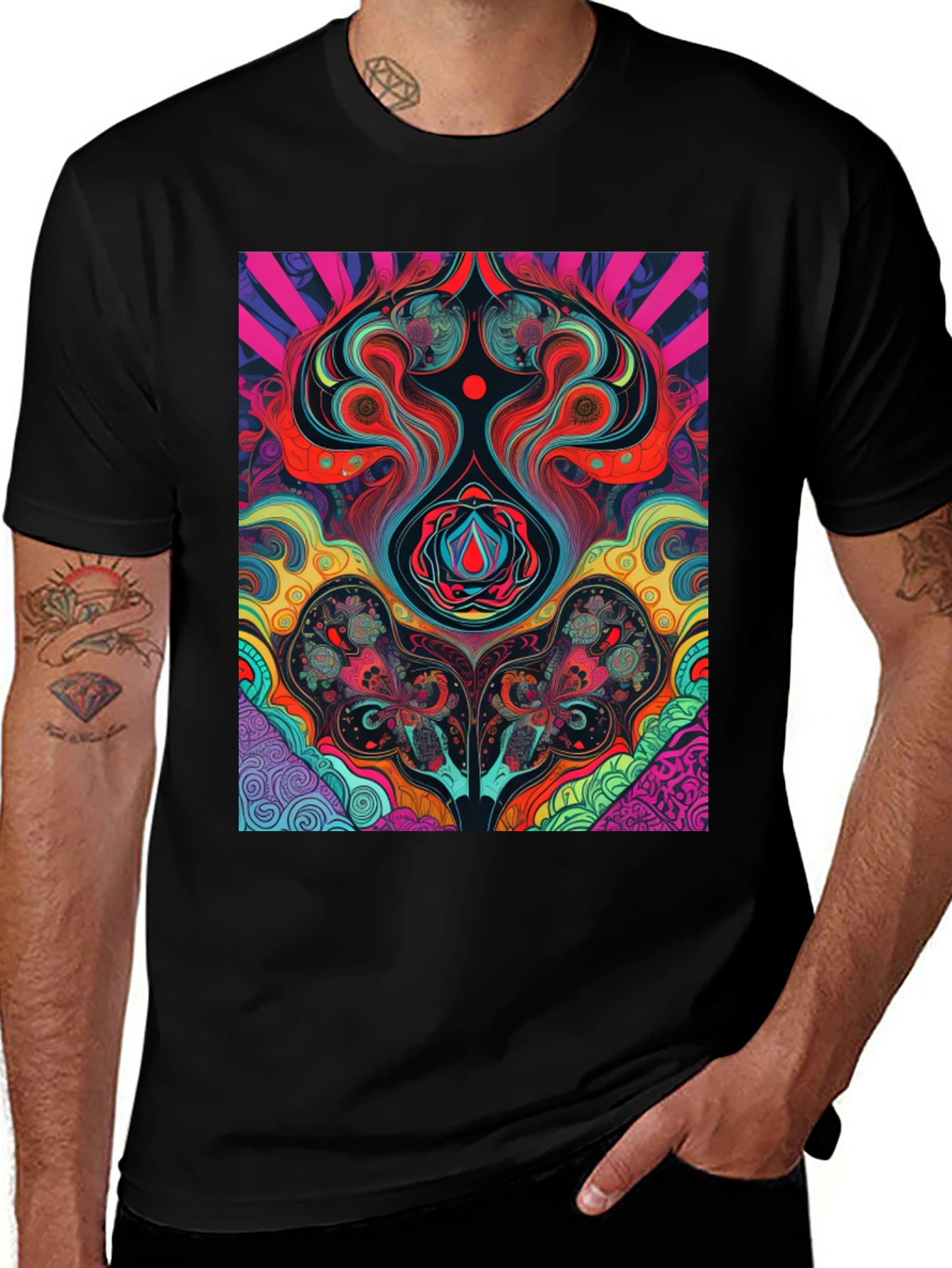 Variant 13 of Psychedelic Art T-Shirt