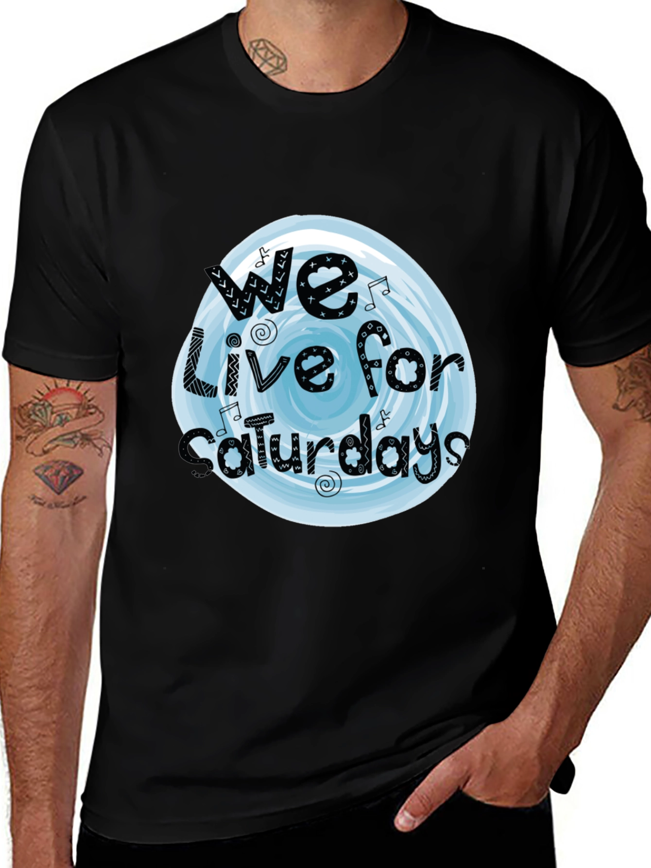 Variant 26 of We Live for Saturdays Graphic T-Shirt