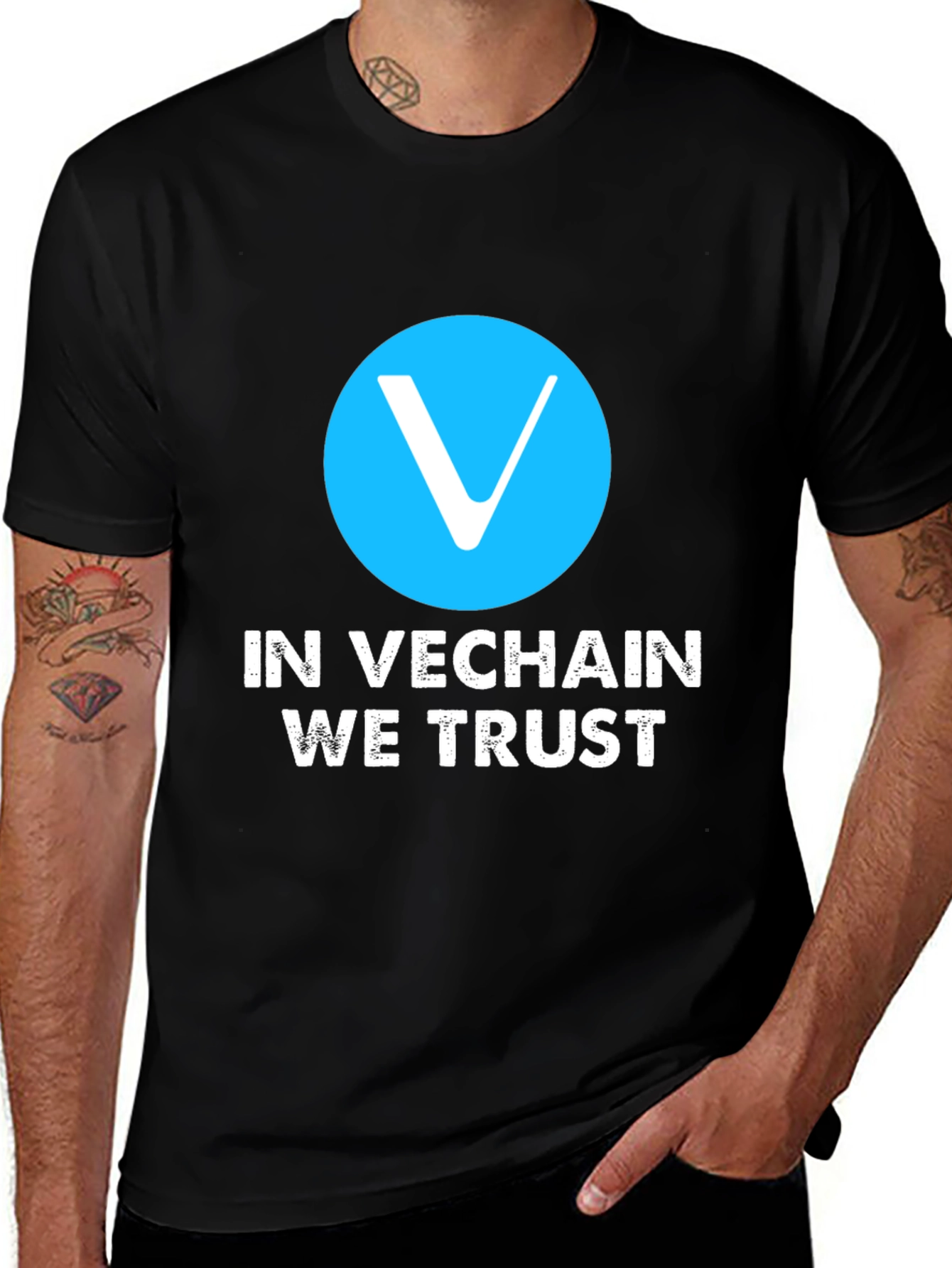 VeChain T-Shirt - In VeChain We Trust Crypto Tee