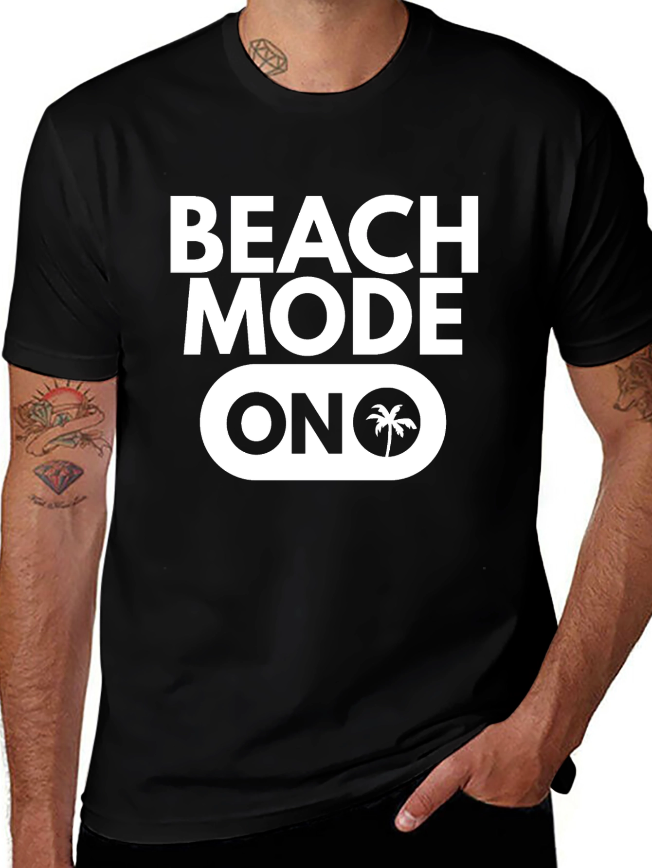 Variant 21 of Beach Mode On Graphic Tee