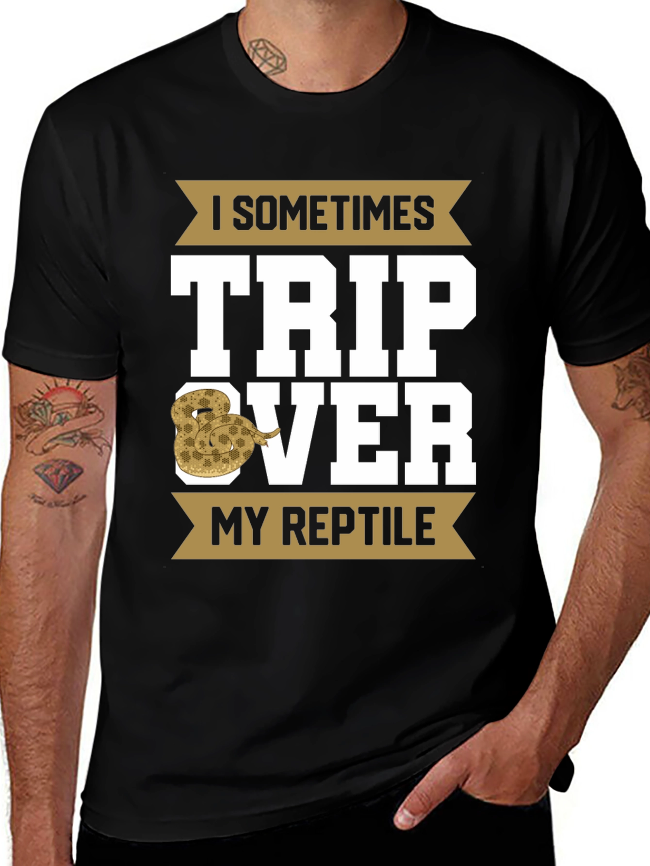Variant 28 of I Sometimes Trip Over My Reptile T-Shirt