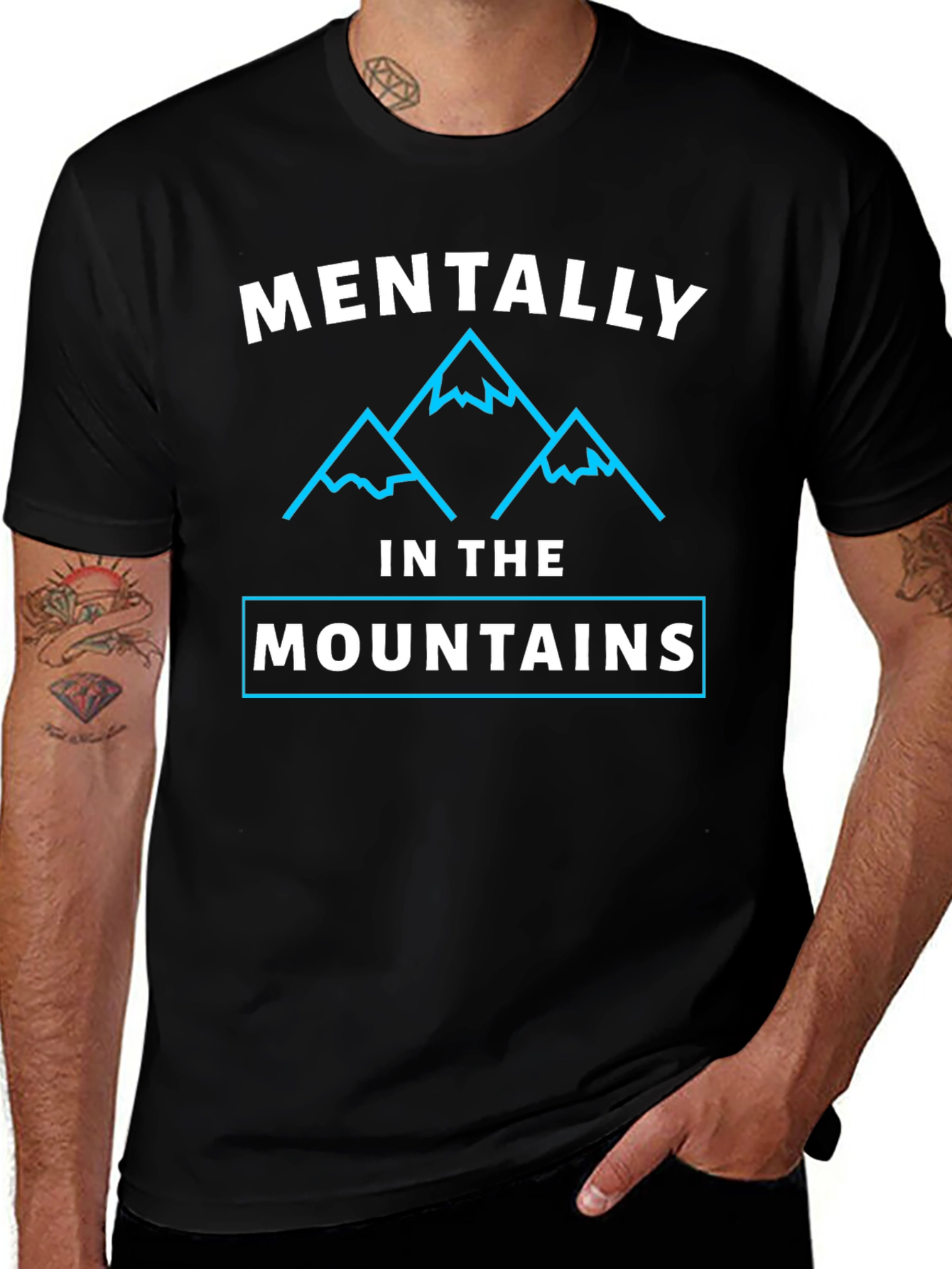 Variant 20 of Mentally in the Mountains Graphic Tee