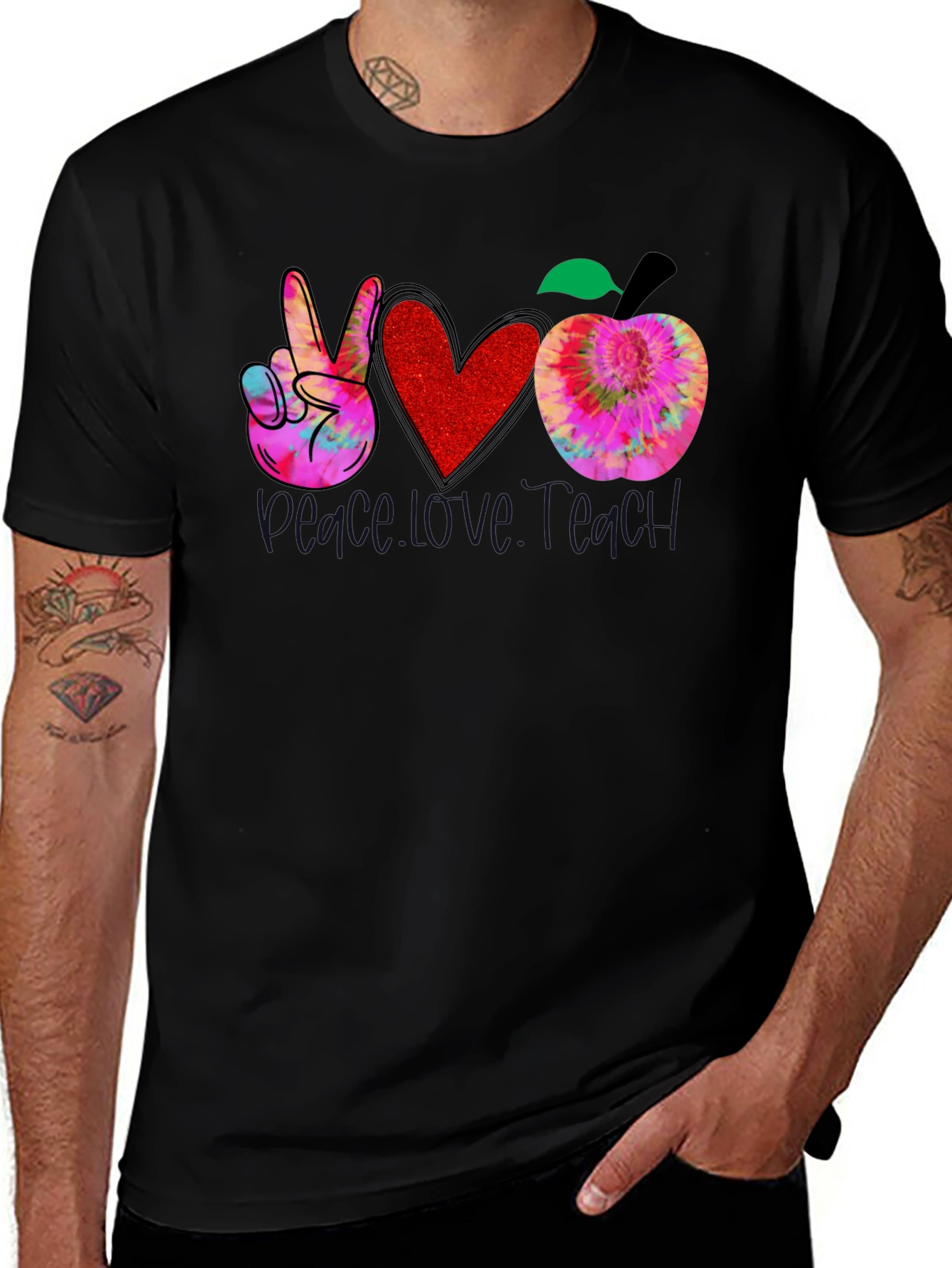 Peace Love Teach T-Shirt