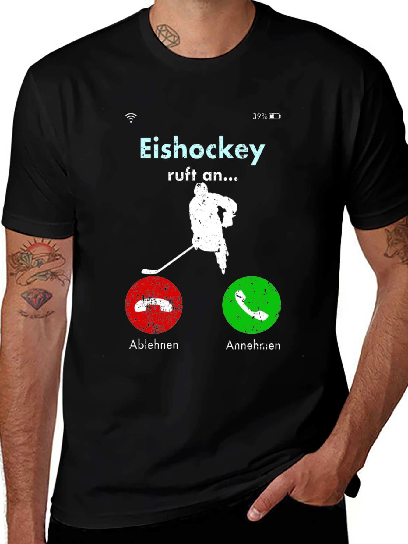 Eishockey Calling T-Shirt - Hockey Fan Tee