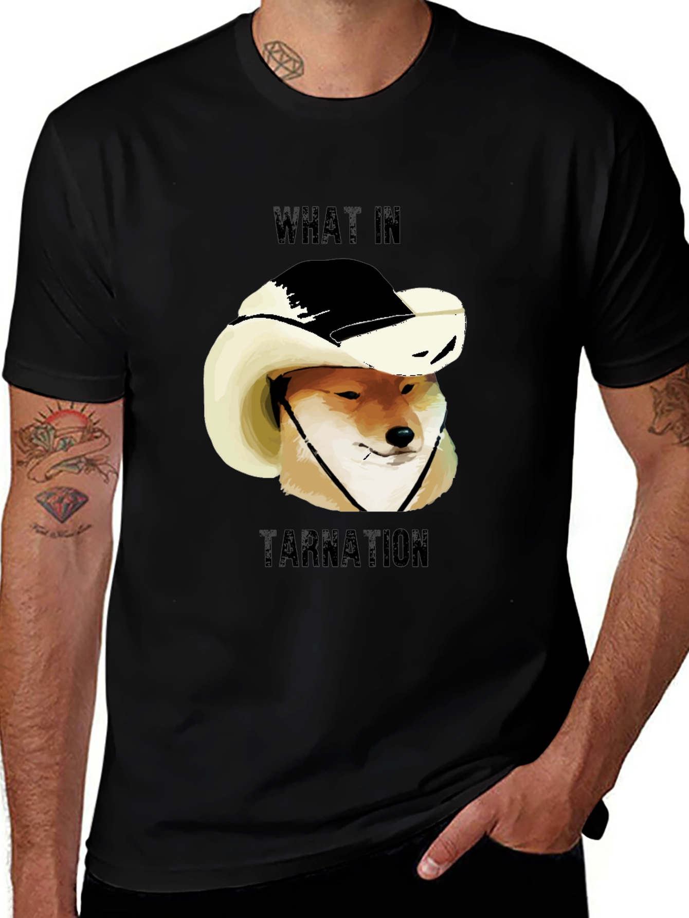 Variant 8 of What in Tarnation Doge T-Shirt
