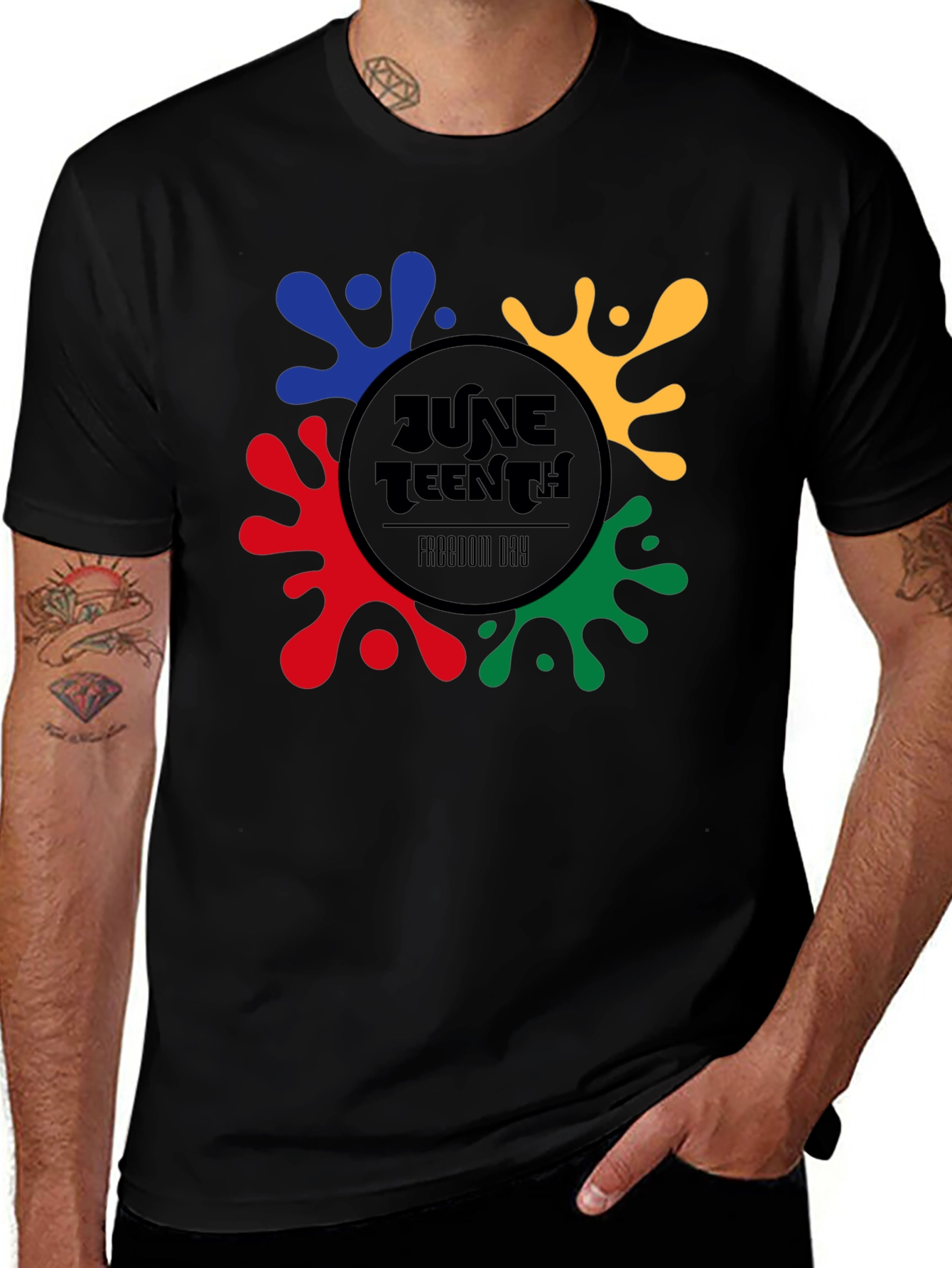 Juneteenth Freedom Day Black T-Shirt