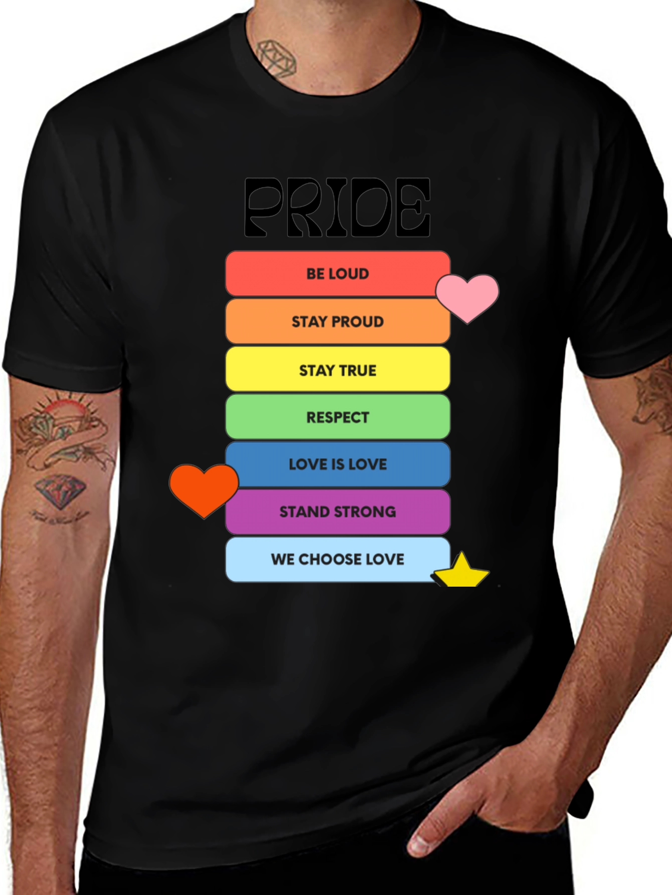 Pride Rainbow Love T-Shirt