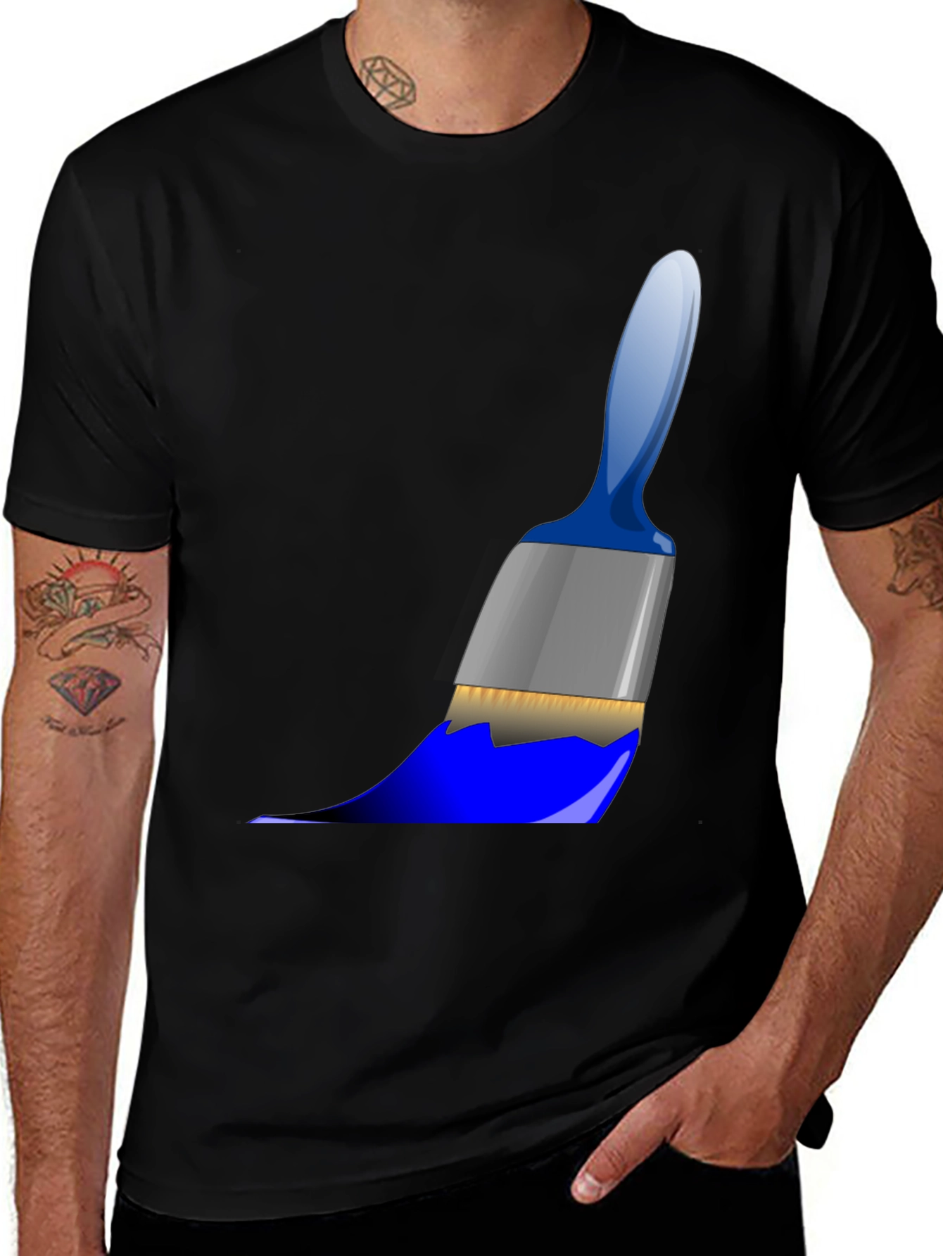Variant 10 of Paint Brush T-Shirt